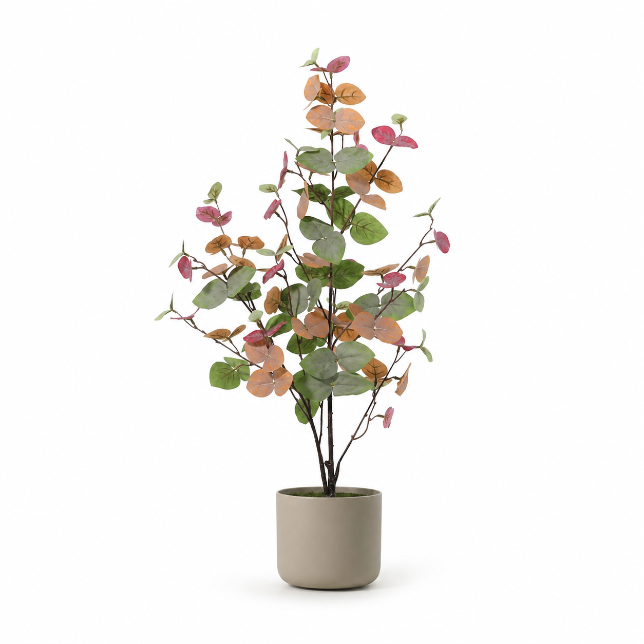 Eukalyptus Kunstpflanze 86 cm – farbige Blätter stilvoll dekorieren