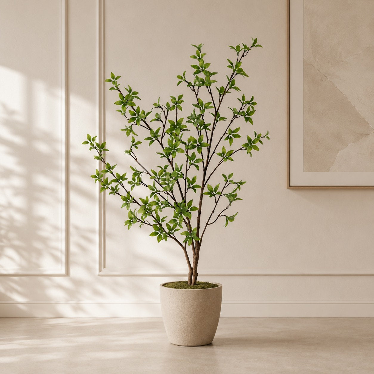 Kunstpflanze Myrte 83 cm | Realistische Myrte Kunstpflanze