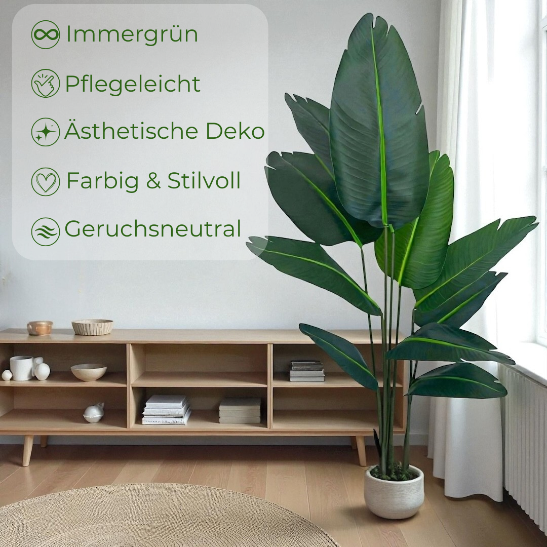 Künstliche Strelitzia