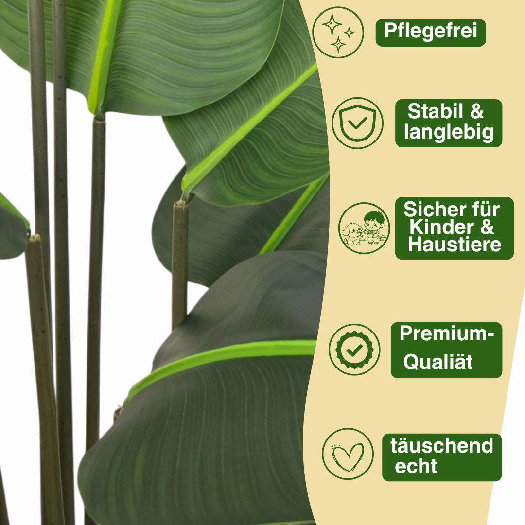 Künstliche Strelitzia