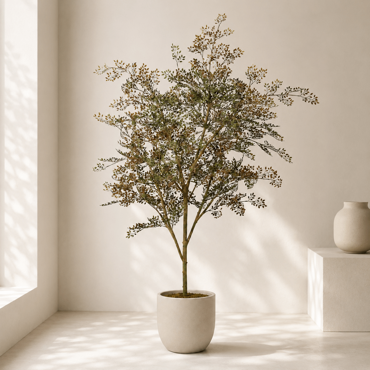 Bucida Kunstpflanze 165 cm – natürlicher Kunstbaum stilvoll - DYFLORA