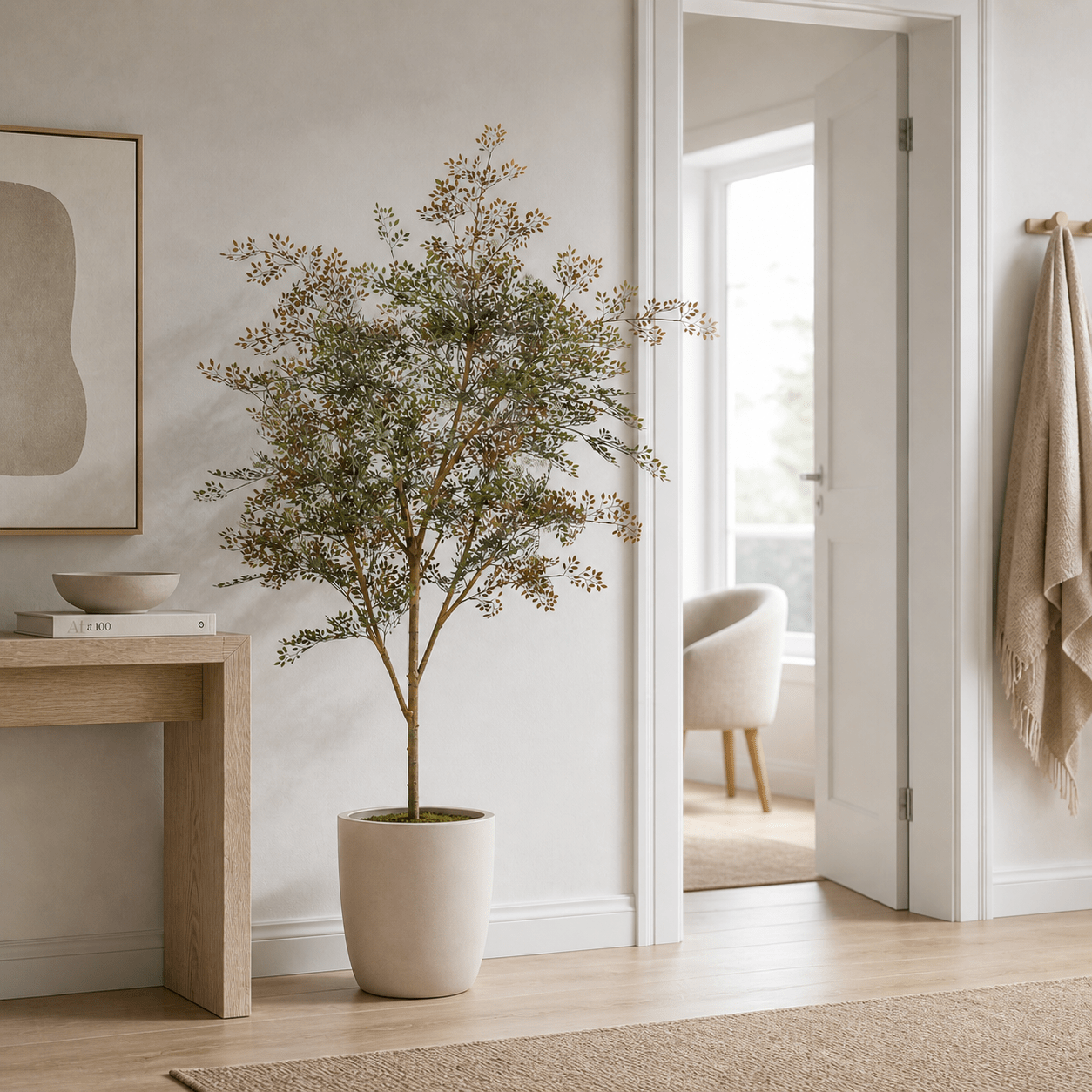 Bucida Kunstpflanze 165 cm – natürlicher Kunstbaum stilvoll - DYFLORA