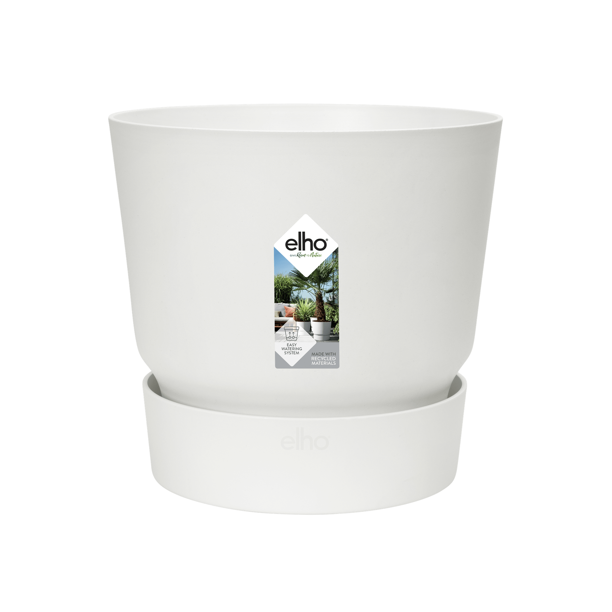 elho Greenville Round - Moderner Pflanztopf für innen und außen - DYFLORA