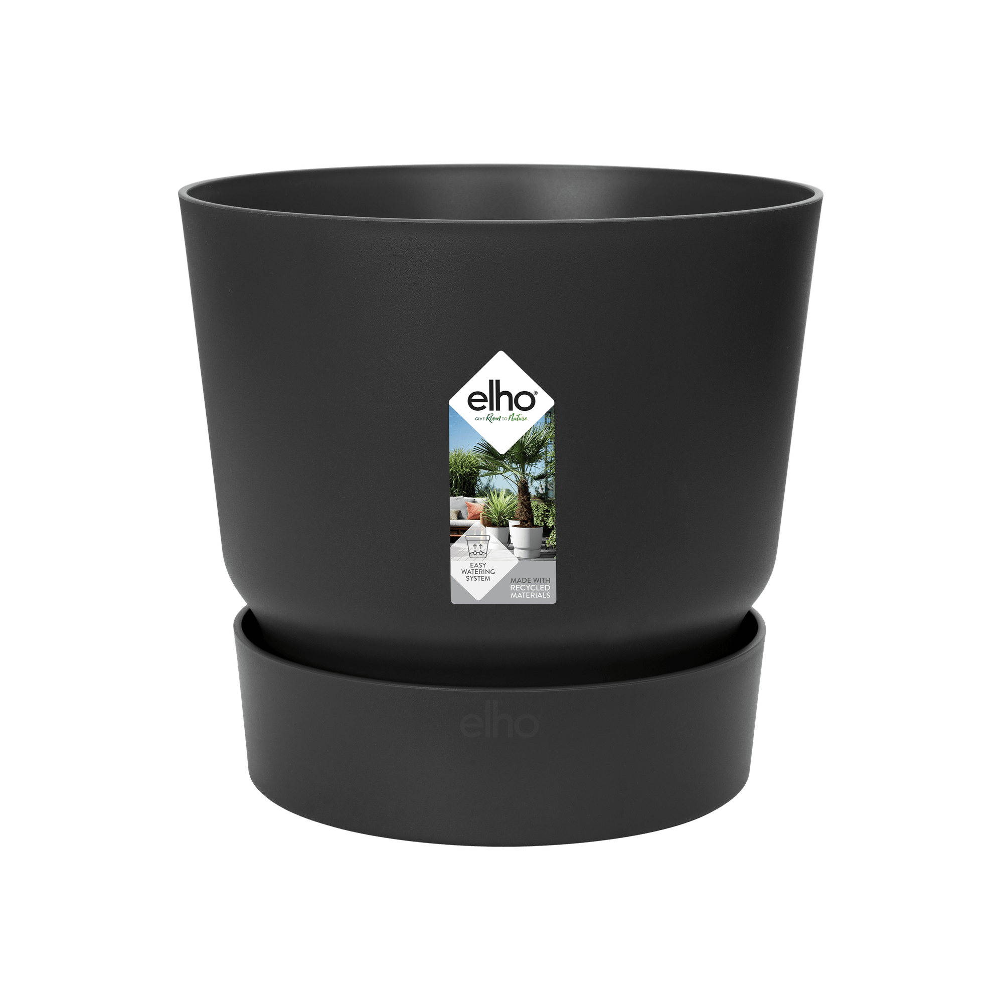 elho Greenville Round Pflanzgefäß – modern für Pflanzen und Kunstpflanzen - DYFLORA