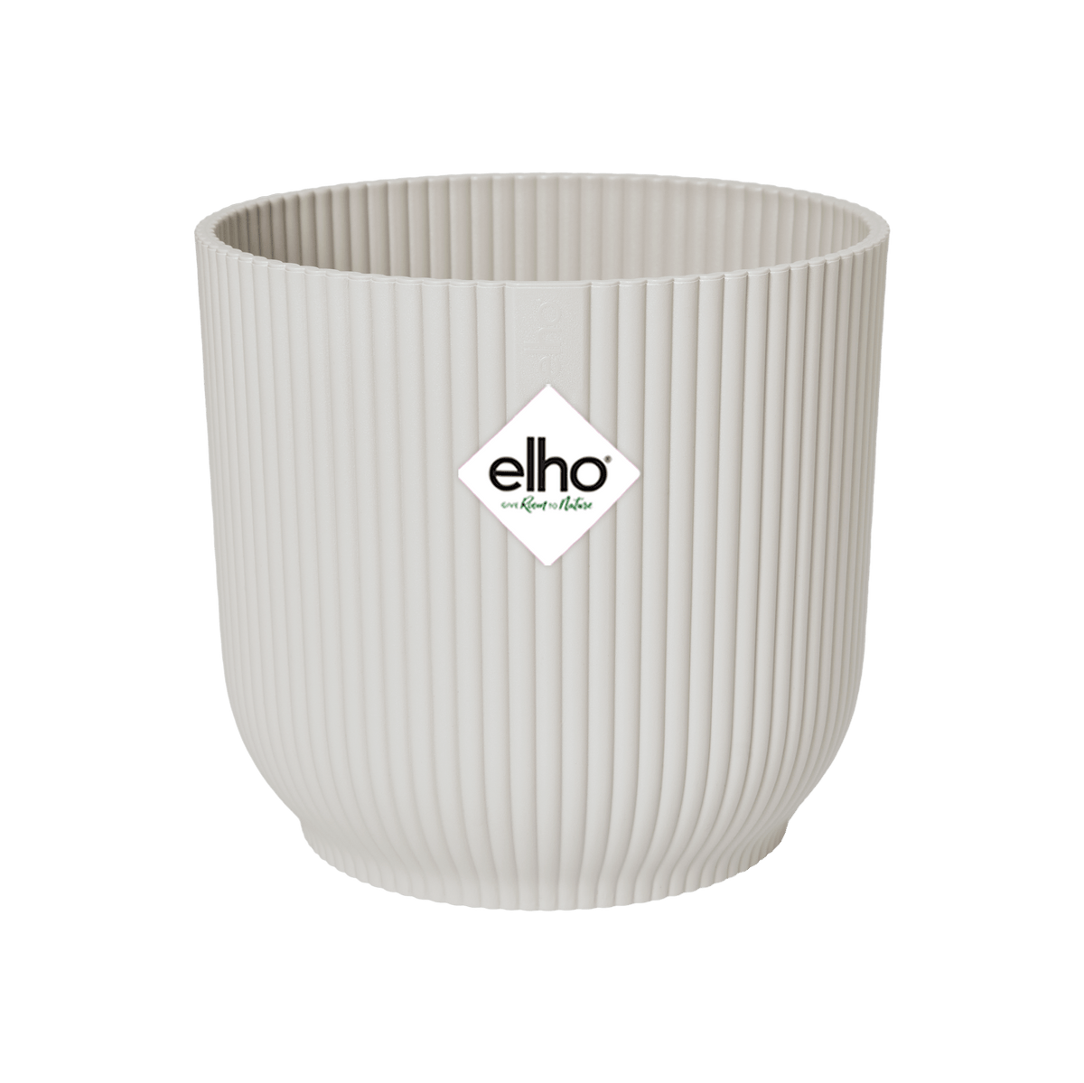 Elho Vibes Fold Round Blumentopf weiß - DYFLORA