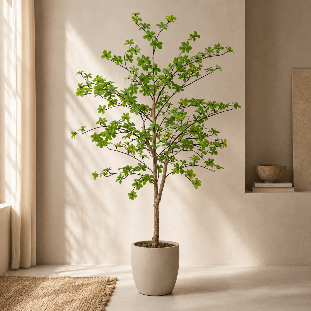 Kapuzinerkresse Kunstpflanze 130 cm – Tropaeolum natürlich - DYFLORA