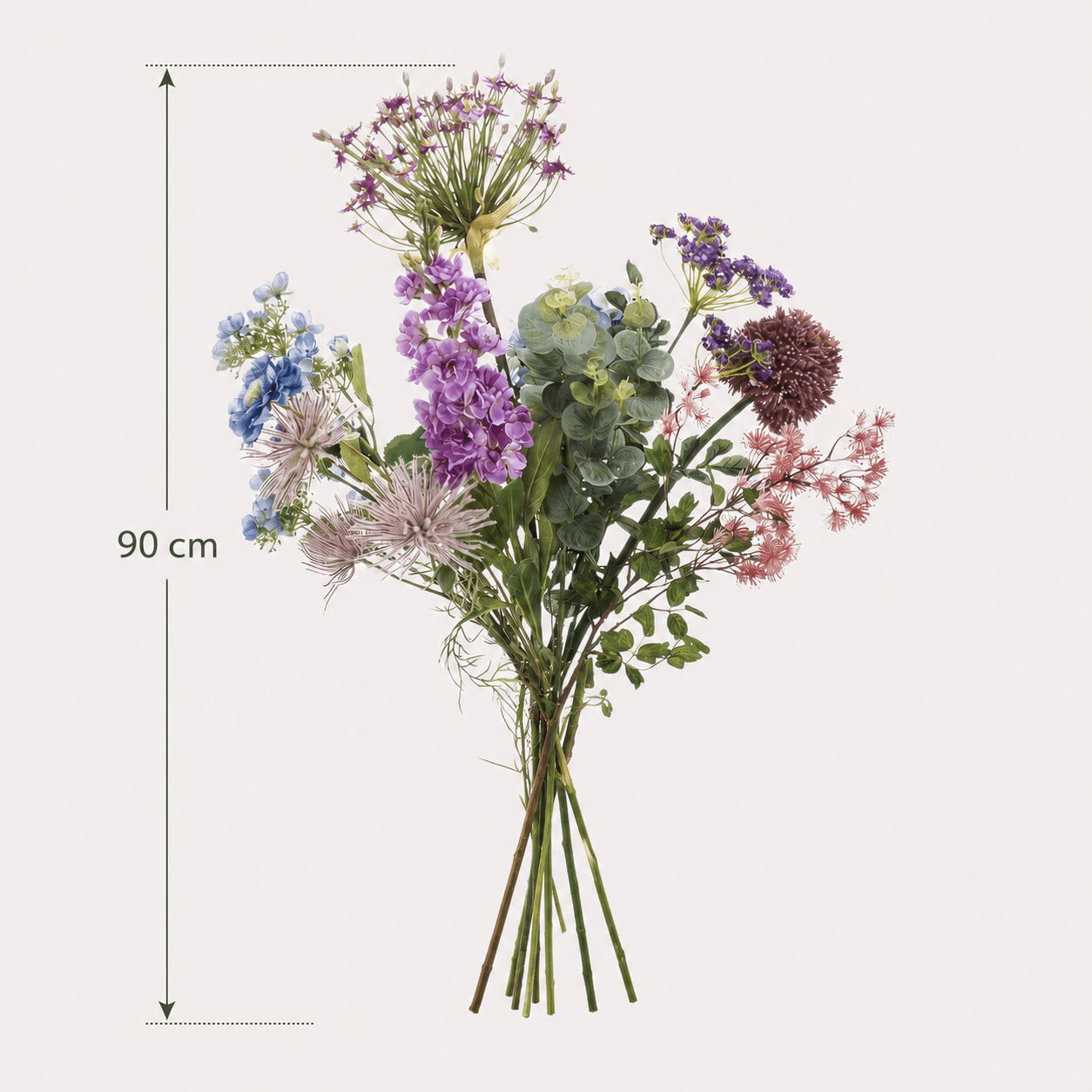 Kunstblumenstrauß - Boeket XL - Power of Pastels - 90cm - DYFLORA