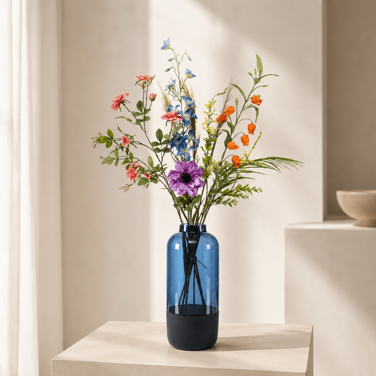 Kunstblumenstrauß L „Rise and Shine“ – 90 cm - DYFLORA
