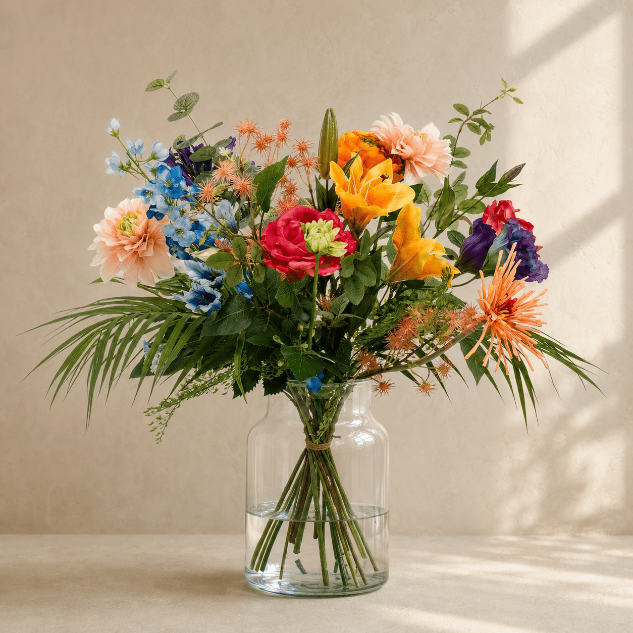 Kunstblumenstrauß M „Pretty Powerful“ – 67 cm - DYFLORA