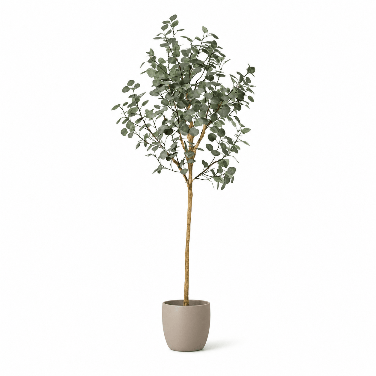Kunstpflanze Eukalyptus 180 cm naturgetreuer Kunstbaum - DYFLORA