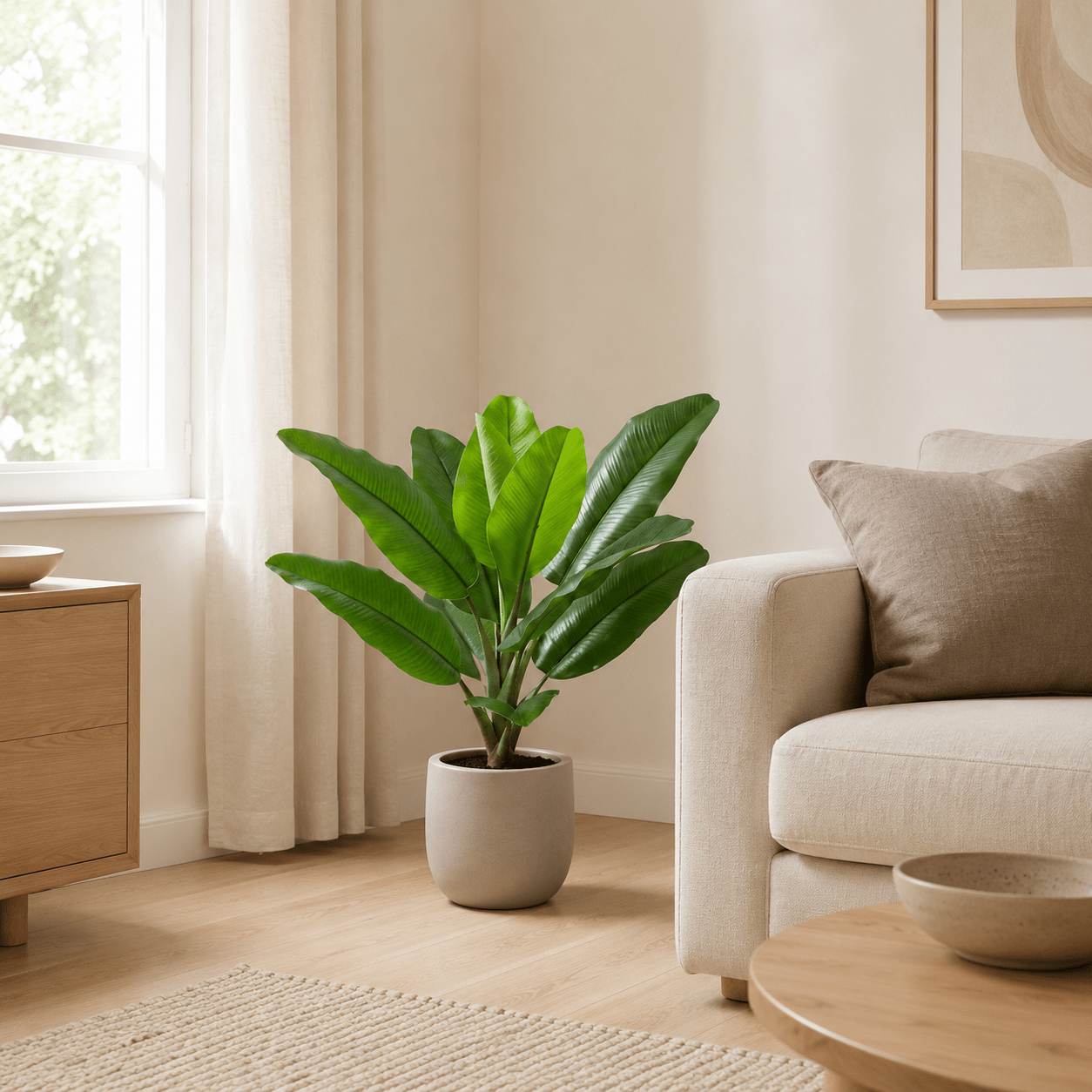 Kunstpflanze Philodendron Jungle King 45 cm – tropischer Blickfang - DYFLORA