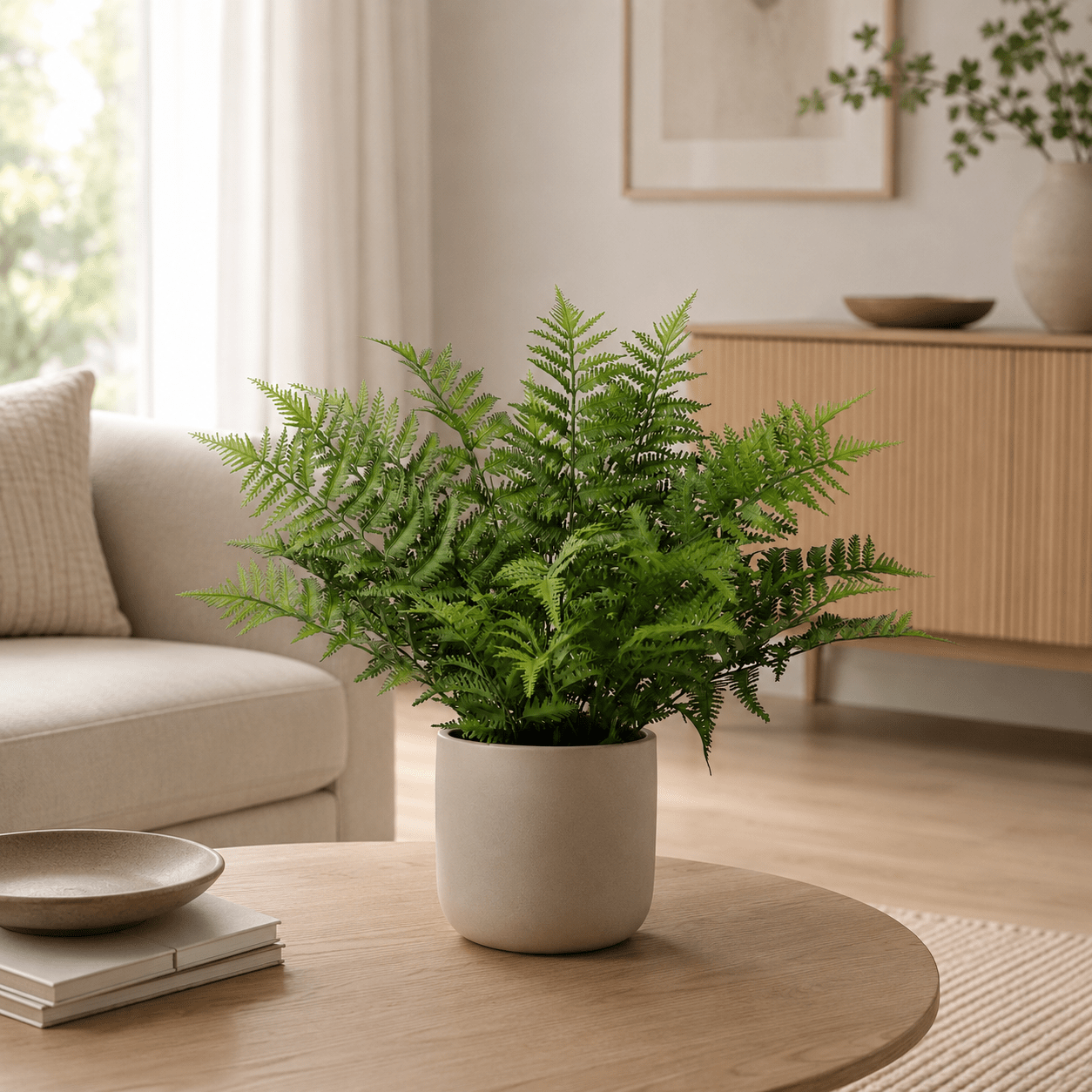 Kunstpflanze Schwertfarn Nephrolepis exaltata 59 cm - DYFLORA