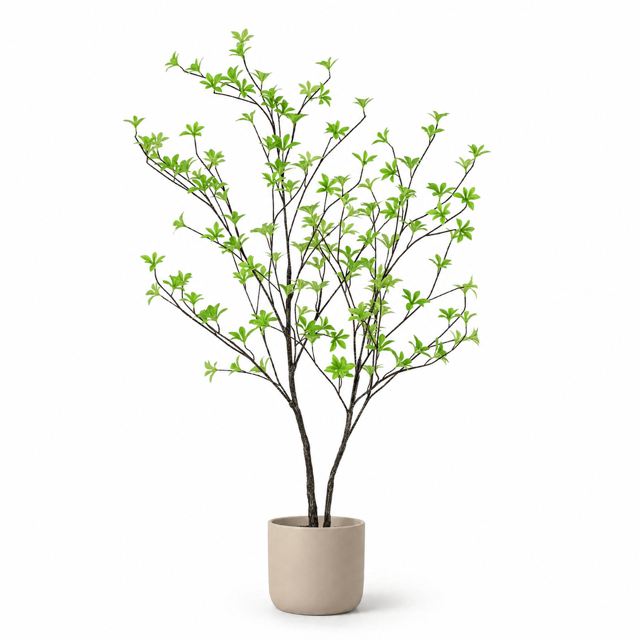 Kunstpflanze Tropaeolum 110 cm mit luftiger, natürlicher Optik - DYFLORA