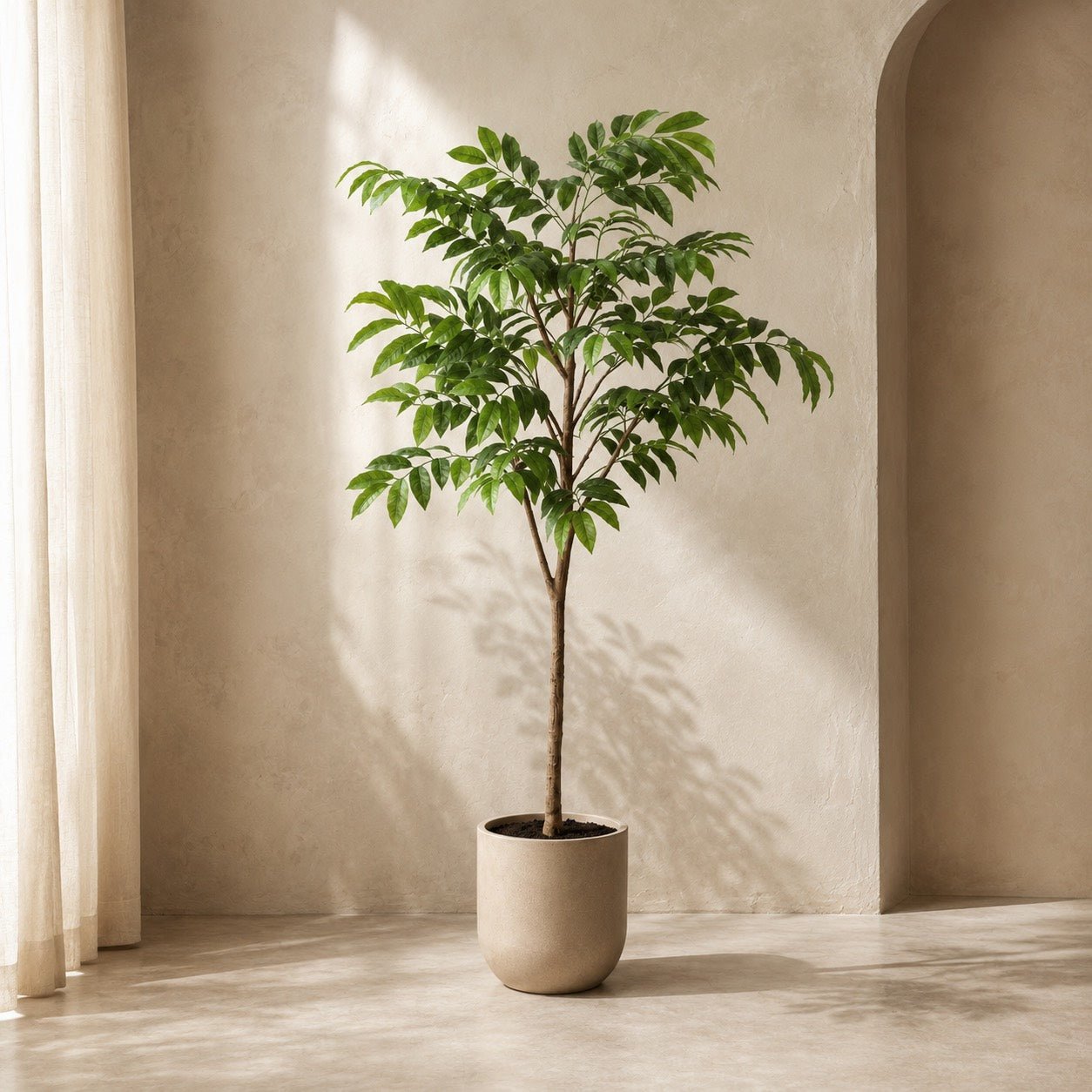 Kunstpflanze Tropenpflanze 153 cm | Realistische Tropenpflanze - DYFLORA