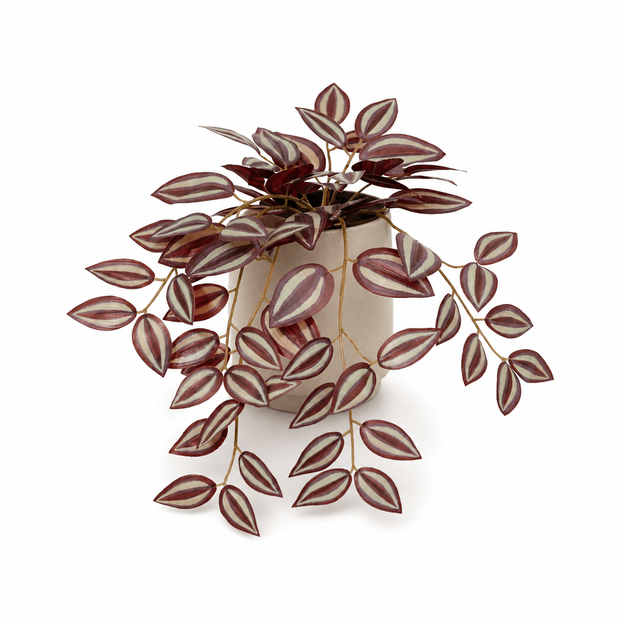 Kunstpflanze Zebrakraut Tradeskantie hängend 32 cm - DYFLORA