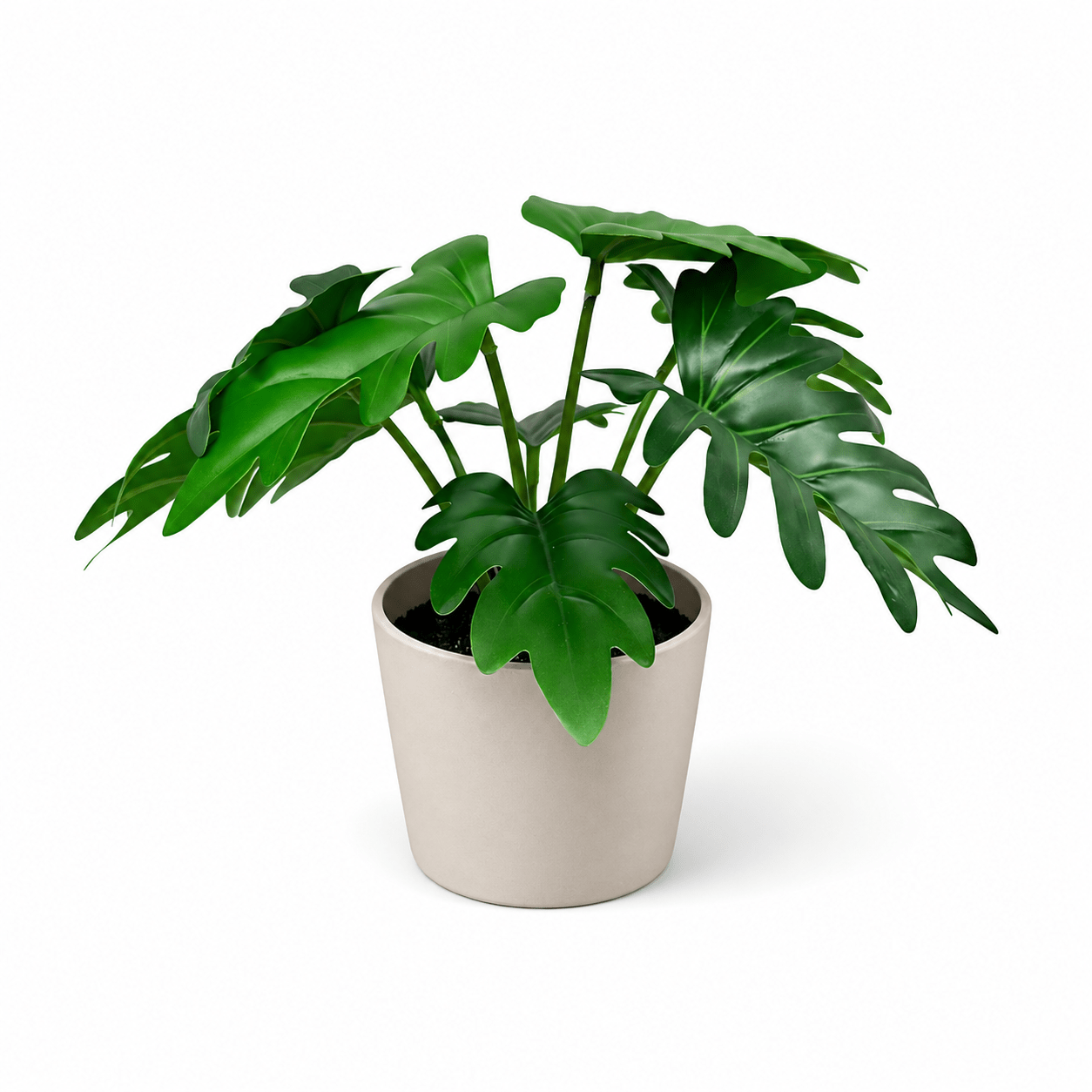 Philodendron Xanadu Kunstpflanze 20 cm – tropisch, kompakt und modern - DYFLORA