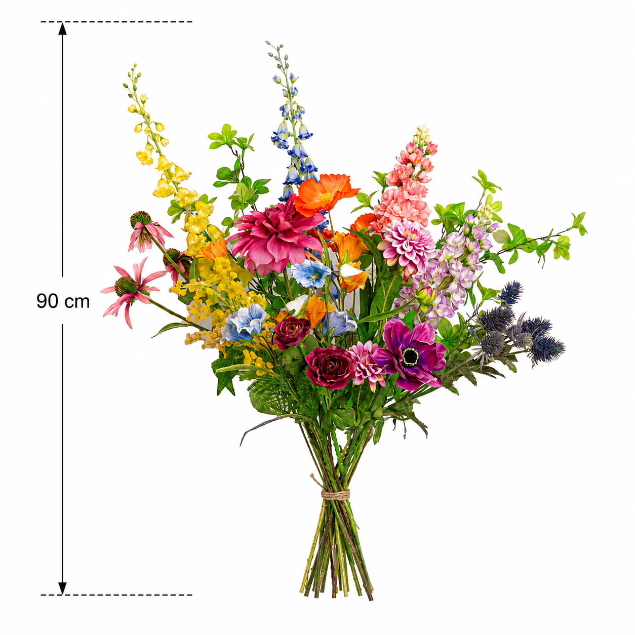 Vibrant Harmony Bouquet - 90 cm - Kunstblumen - Seidenblumen - DYFLORA