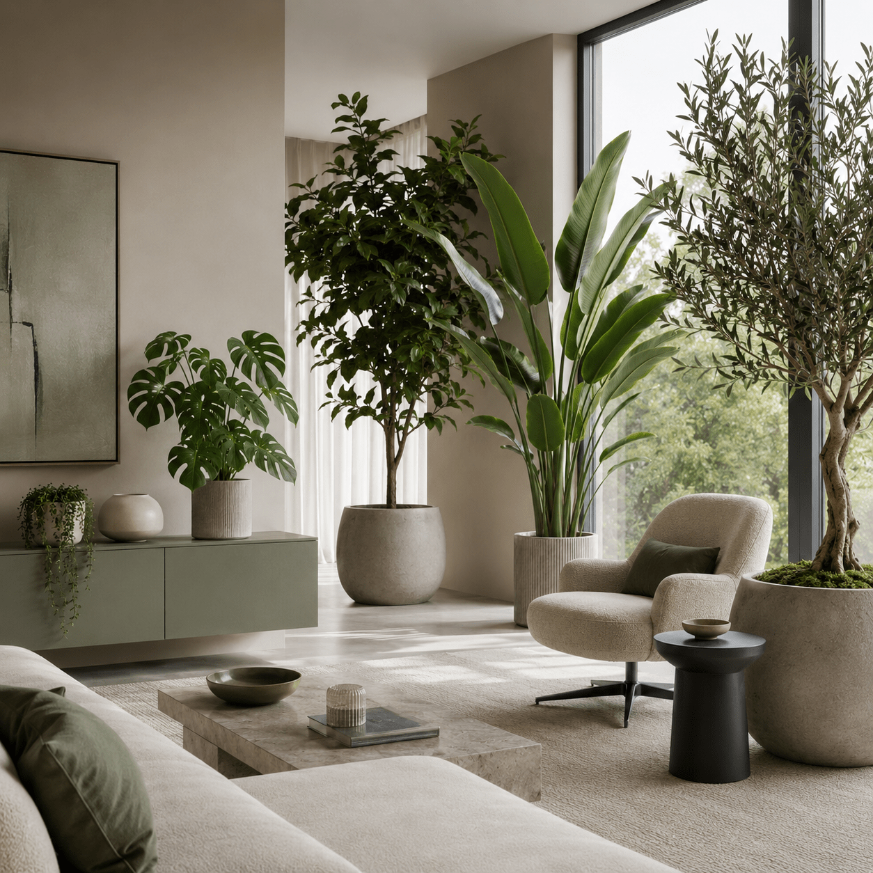 Kunstpflanze auswählen: So finden Sie die richtige Größe und Pflanzenart für Ihren Standort - DYFLORA
