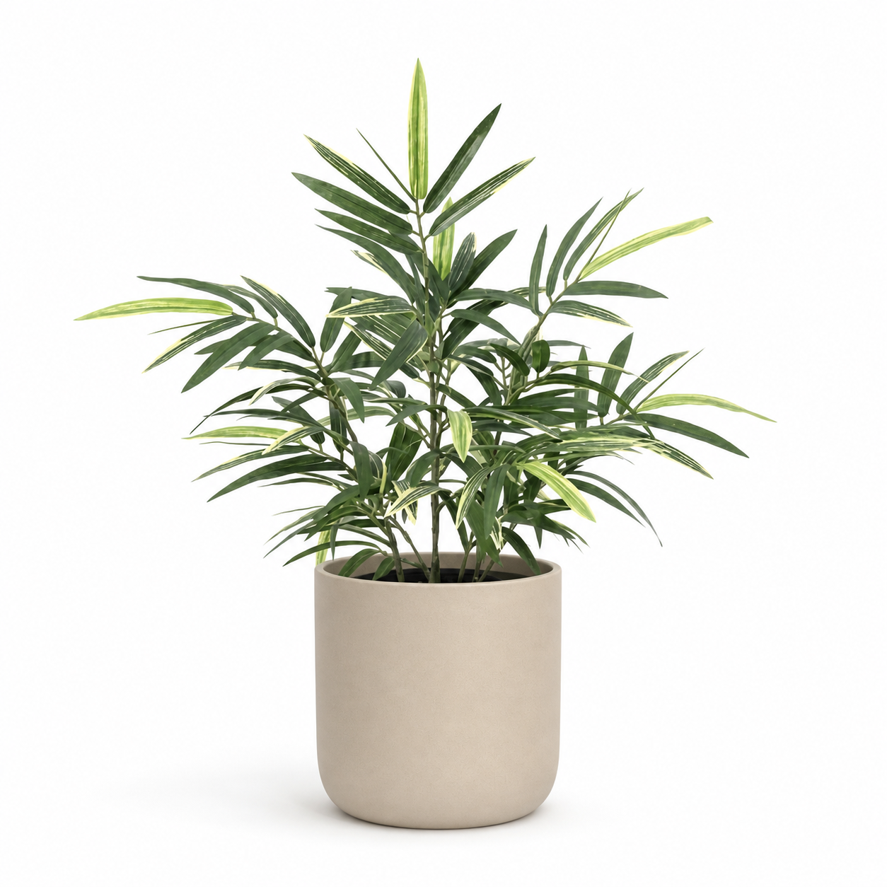 Kunstpflanze Bambus 57 cm mit naturgetreuer Blattoptik