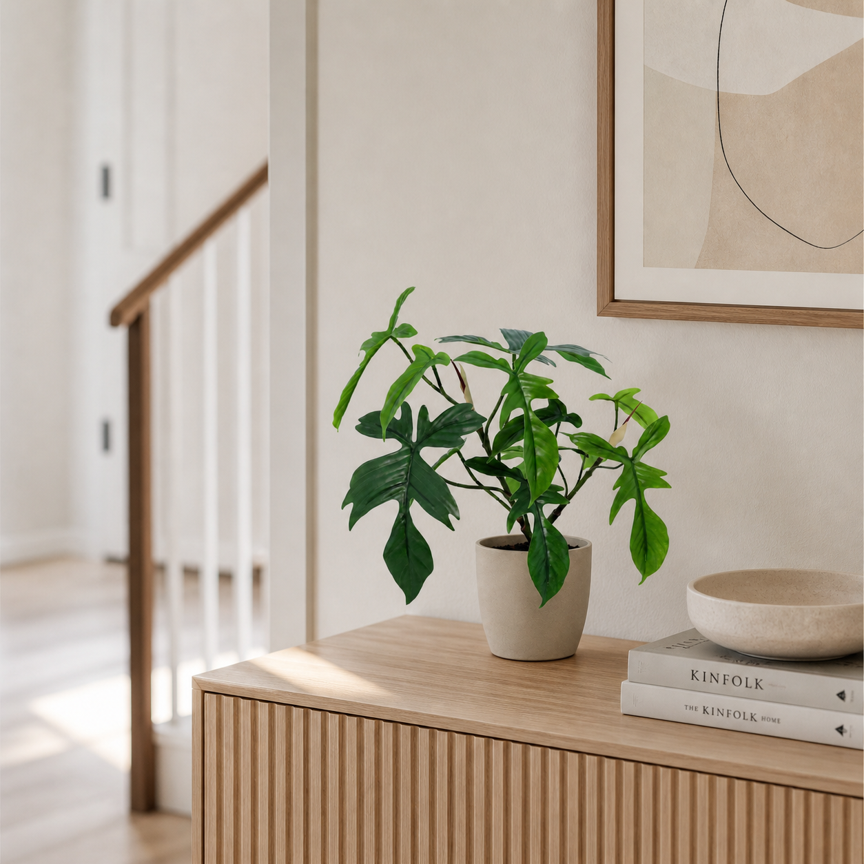 Philodendron Florida Kunstpflanze 44 cm – tropisch und stilvoll