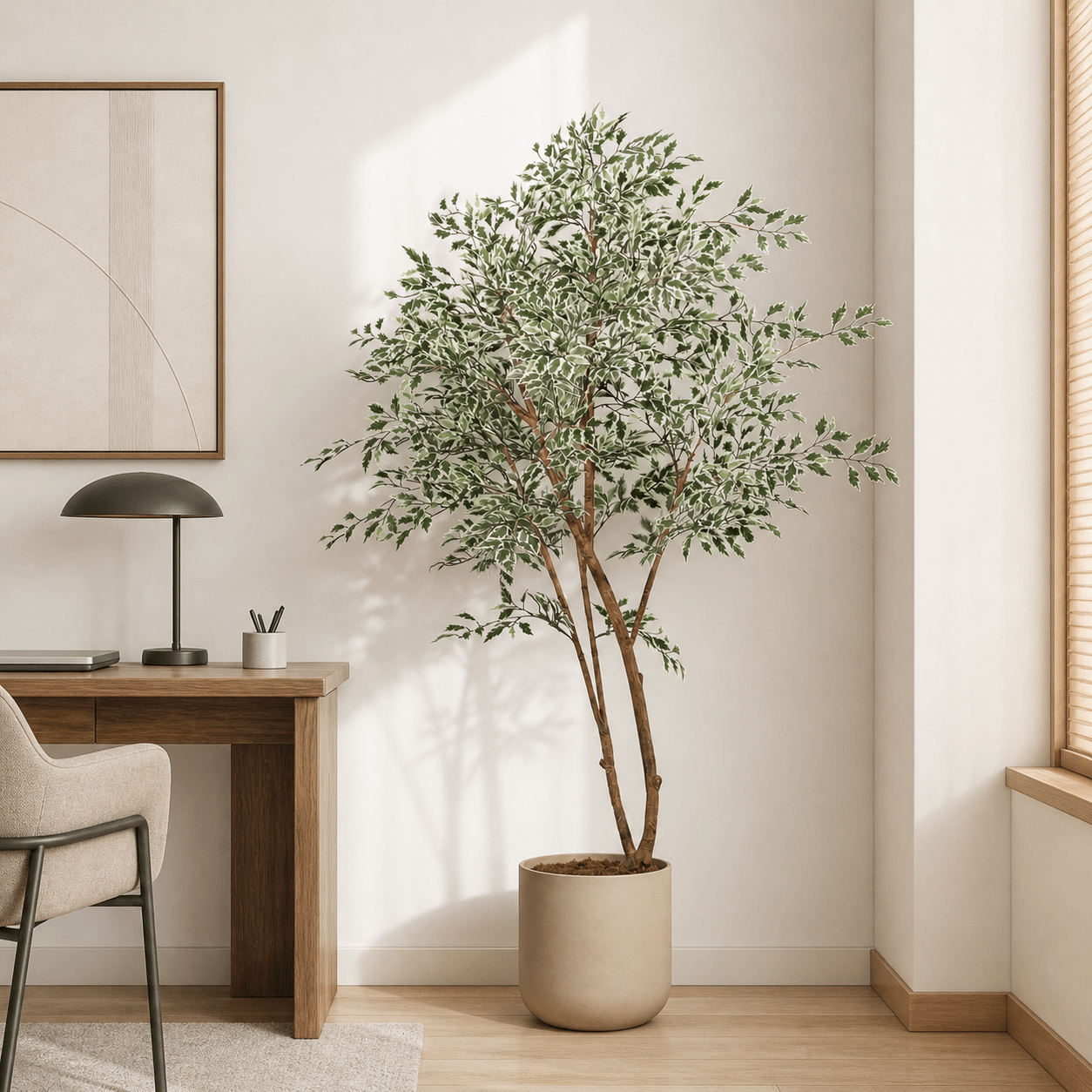 Birkenfeige Kunstpflanze 185 cm – Ficus benjamina jetzt kaufen - DYFLORA