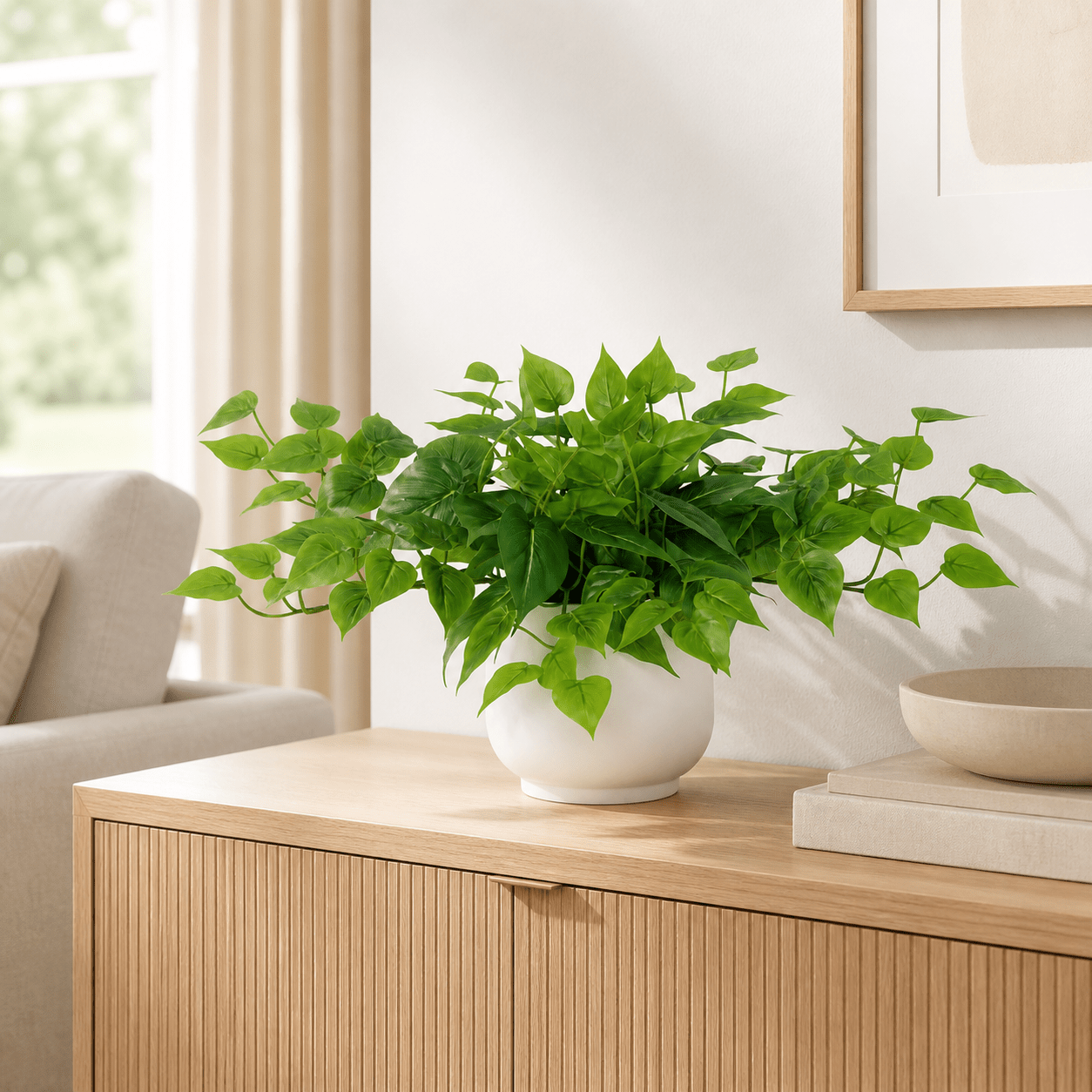 Efeutute Kunstpflanze – Epipremnum natürlich und stilvoll - DYFLORA