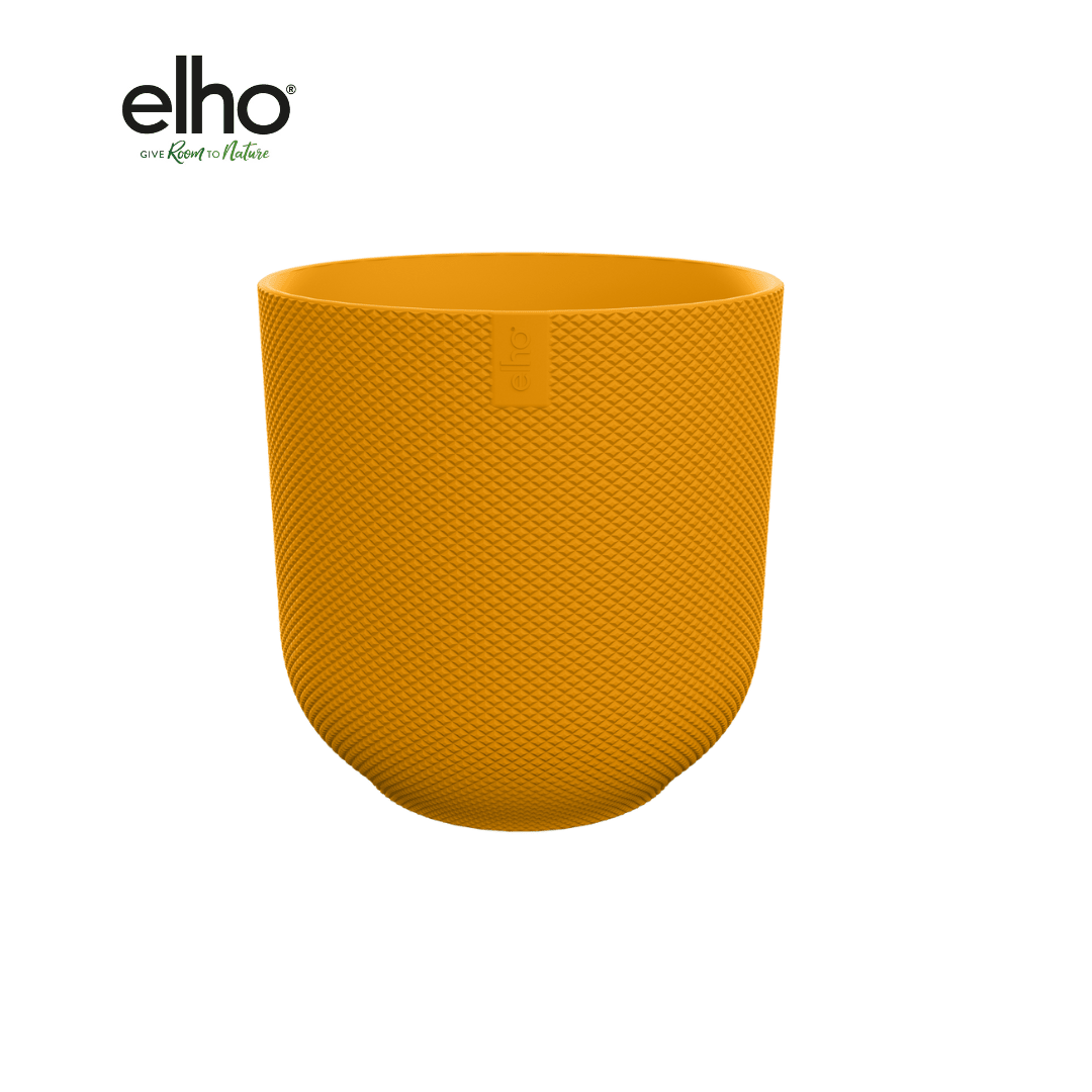 Elho Jazz Round runder Blumentopf mit moderner Struktur - DYFLORA