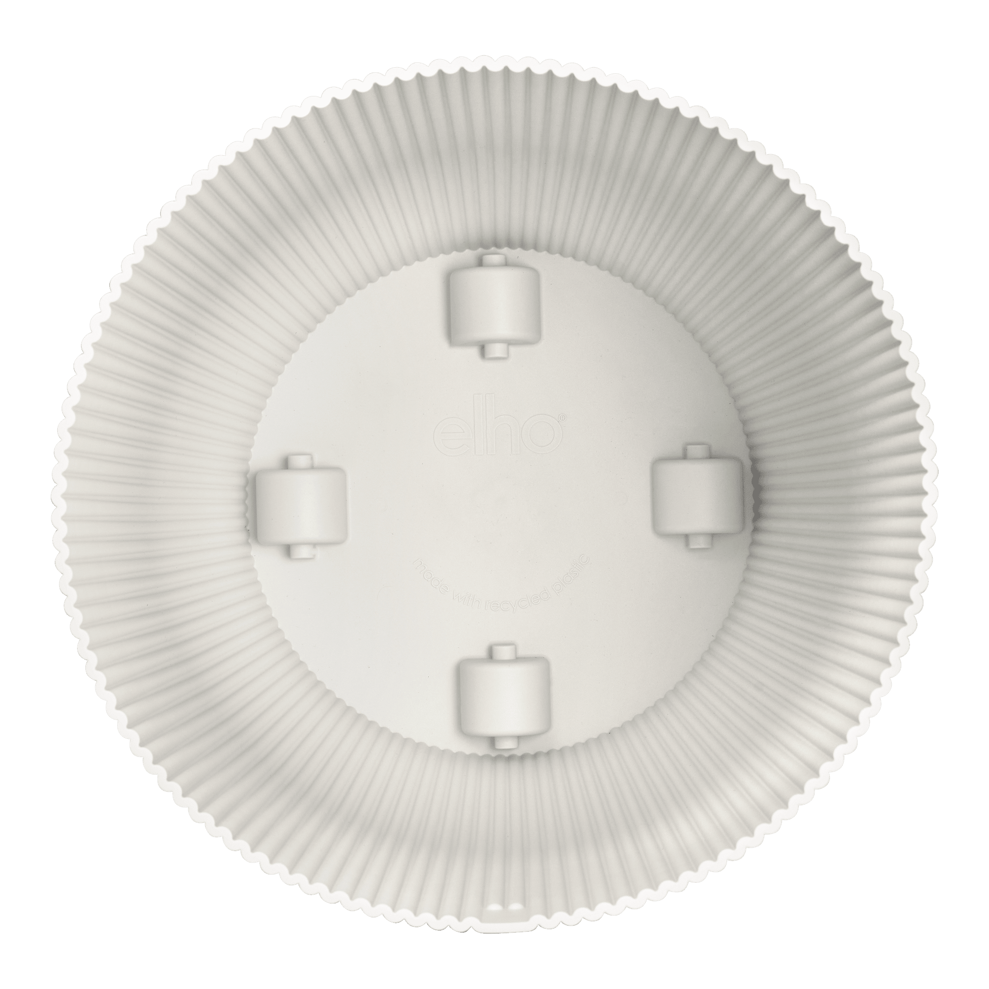 Elho Vibes Fold Round Blumentopf weiß - DYFLORA