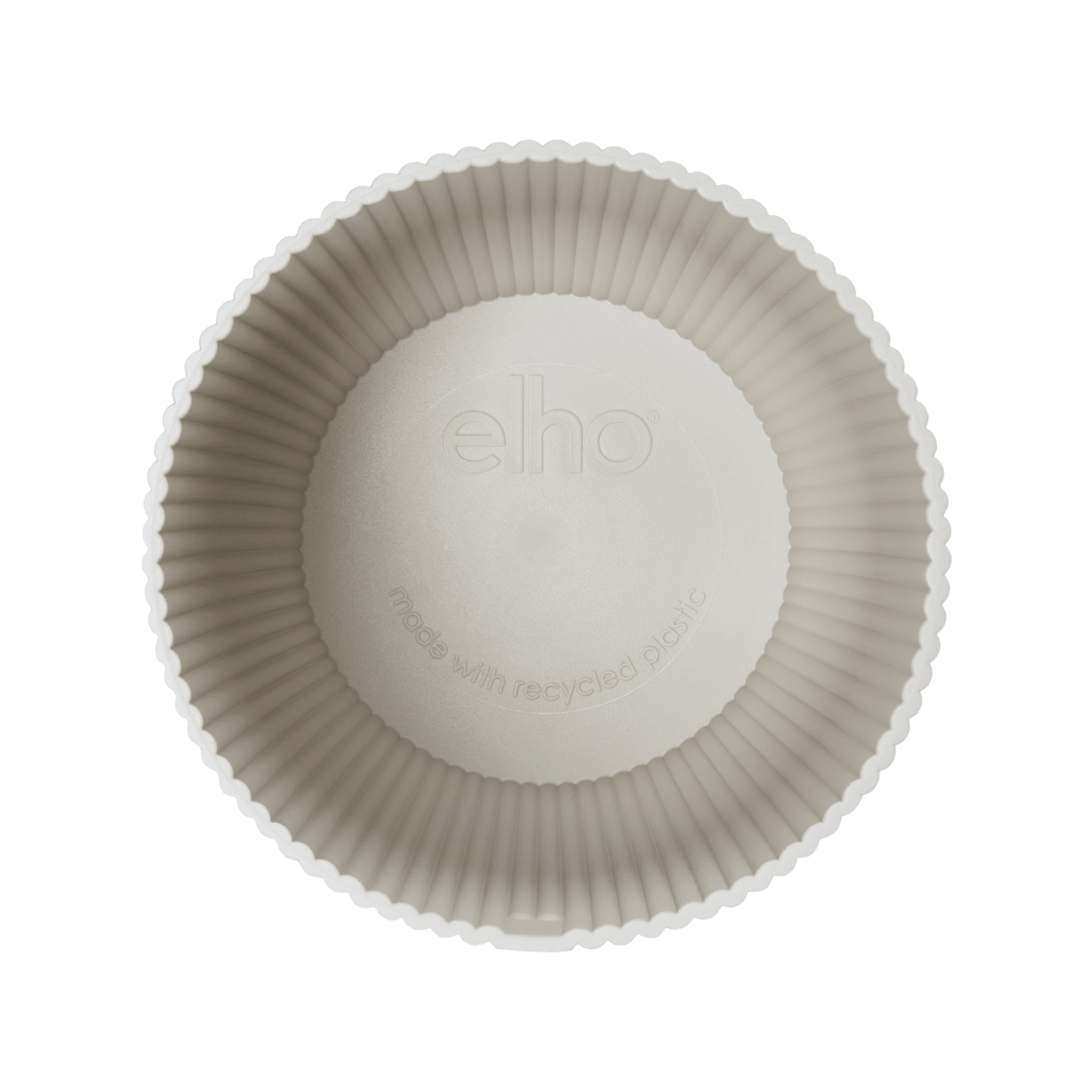 Elho Vibes Fold Round Blumentopf weiß - DYFLORA