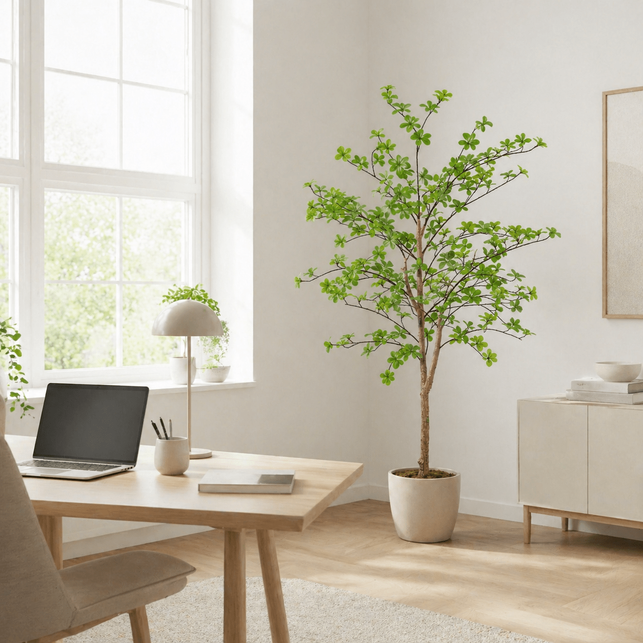 Kapuzinerkresse Kunstpflanze 130 cm – Tropaeolum natürlich - DYFLORA