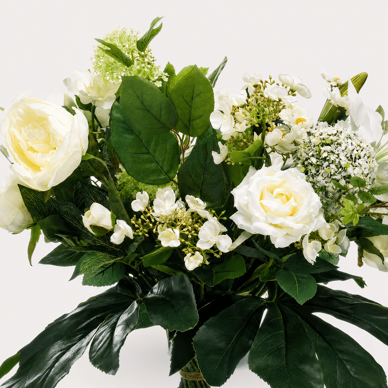Kunstblumen - Bouquet M - White Dream - 60 cm - DYFLORA