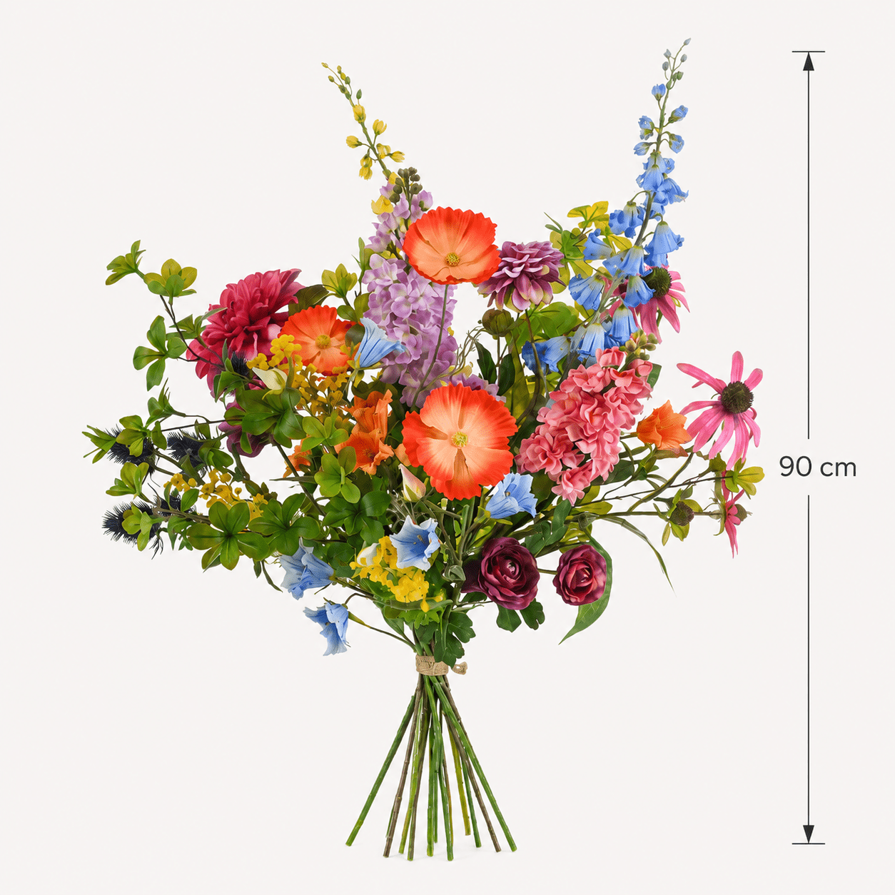 Kunstblumenstrauß XL „Electric Love“ – 90 cm - DYFLORA