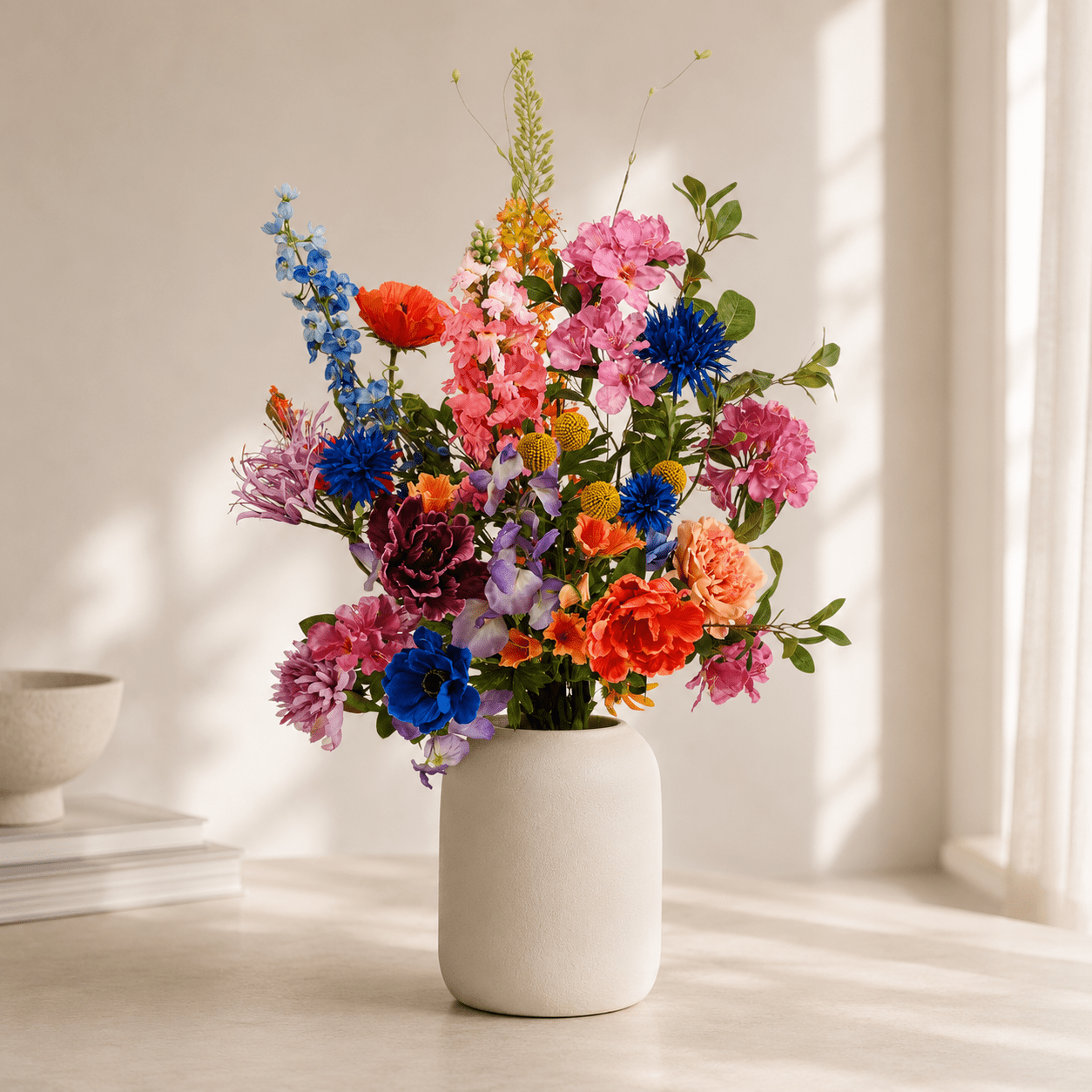 Kunstblumenstrauß XL „Luxury Glam“ – 90 cm - DYFLORA