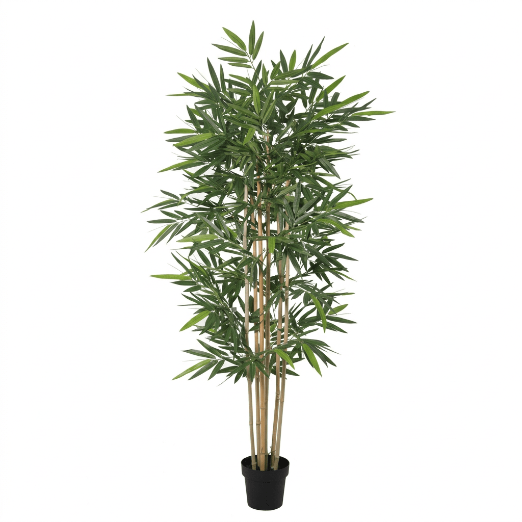 Kunstpflanze Bambus 200 cm | Realistische Bambus Kunstpflanze - DYFLORA