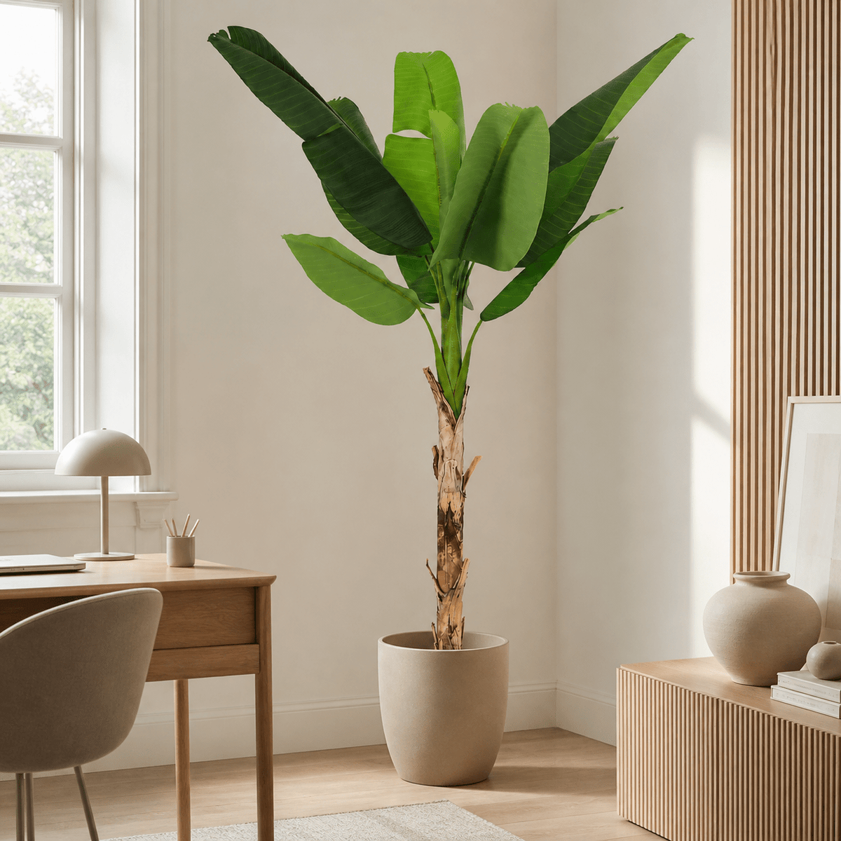 Kunstpflanze Bananenpflanze Musa 190 cm | Realistische Musa Pflanze - DYFLORA
