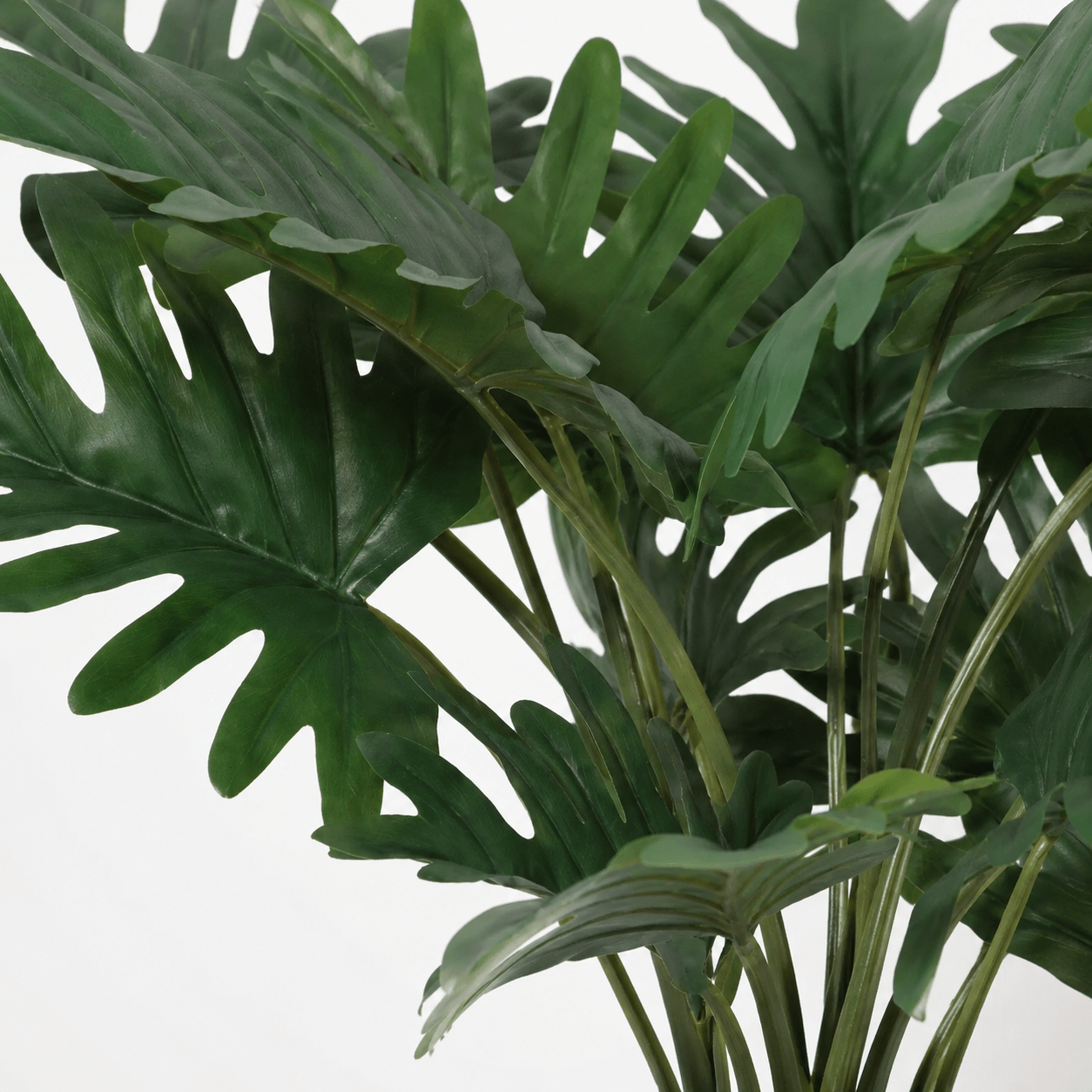 Kunstpflanze Baum - Philodendron Selloum 70 cm mit großen Blättern - DYFLORA