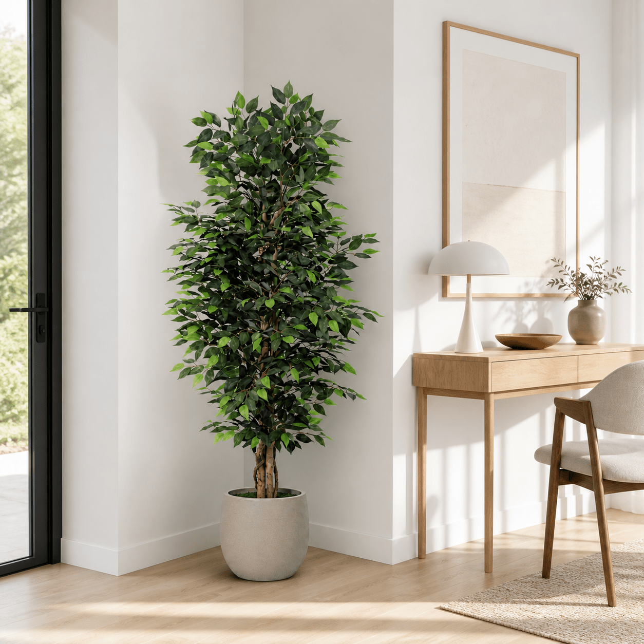 Kunstpflanze Birkenfeige Ficus Benjamina 180 cm - DYFLORA