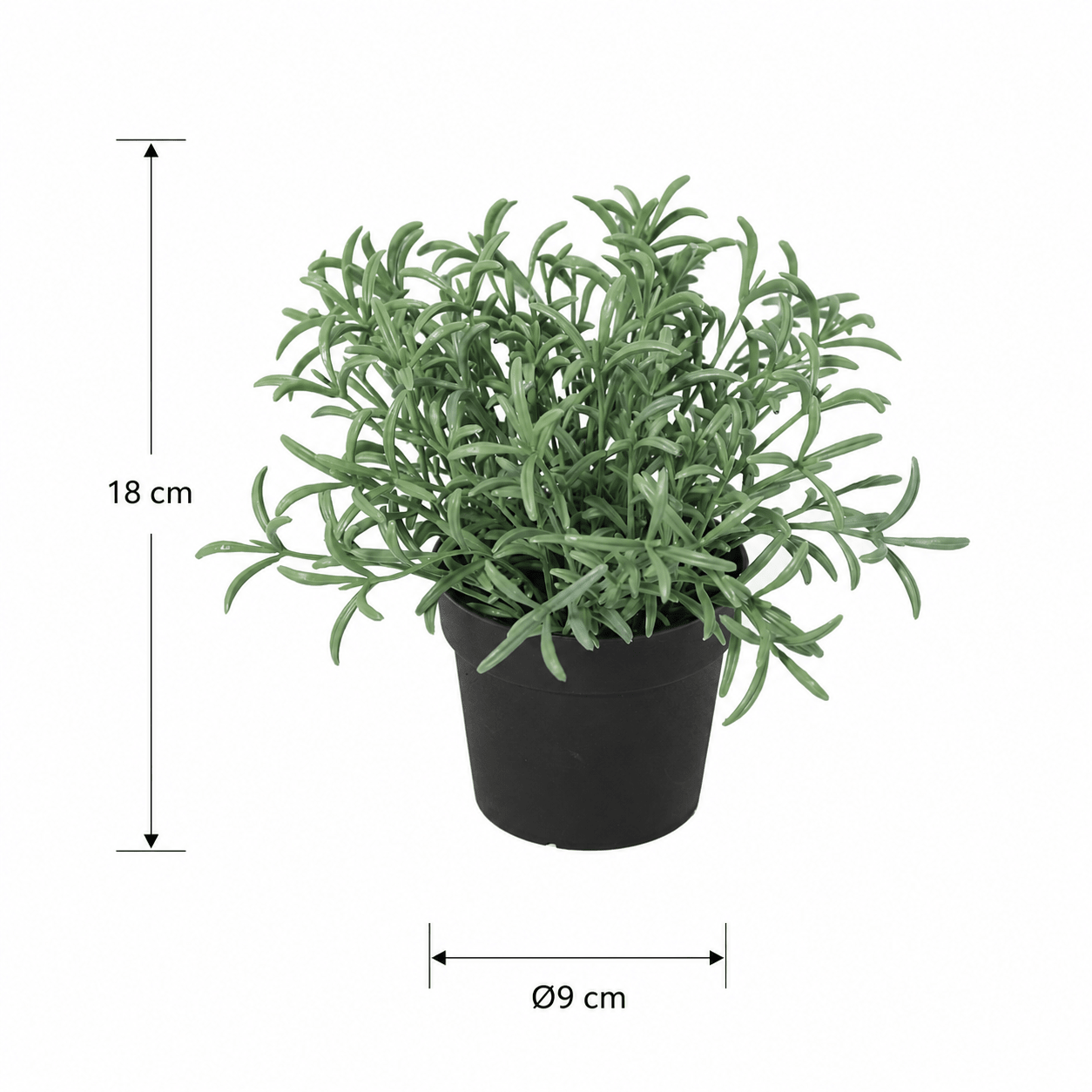 Kunstpflanze Currykraut Helichrysum italicum 18 cm - DYFLORA