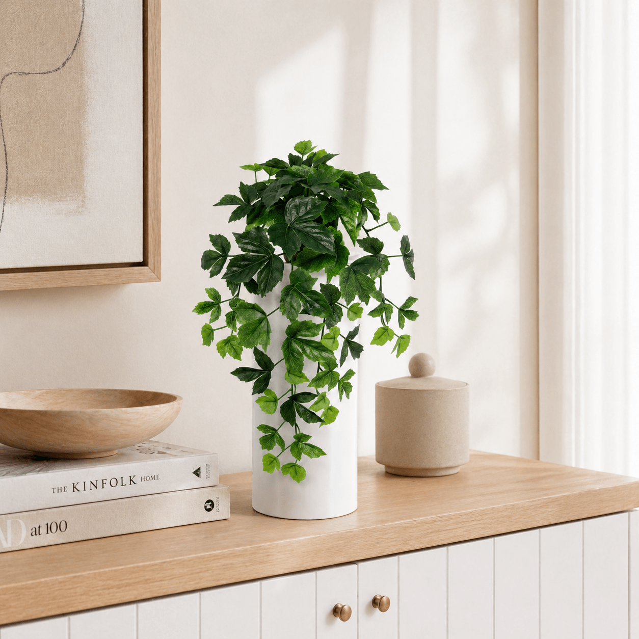 Kunstpflanze Efeu hängend 48 cm - DYFLORA