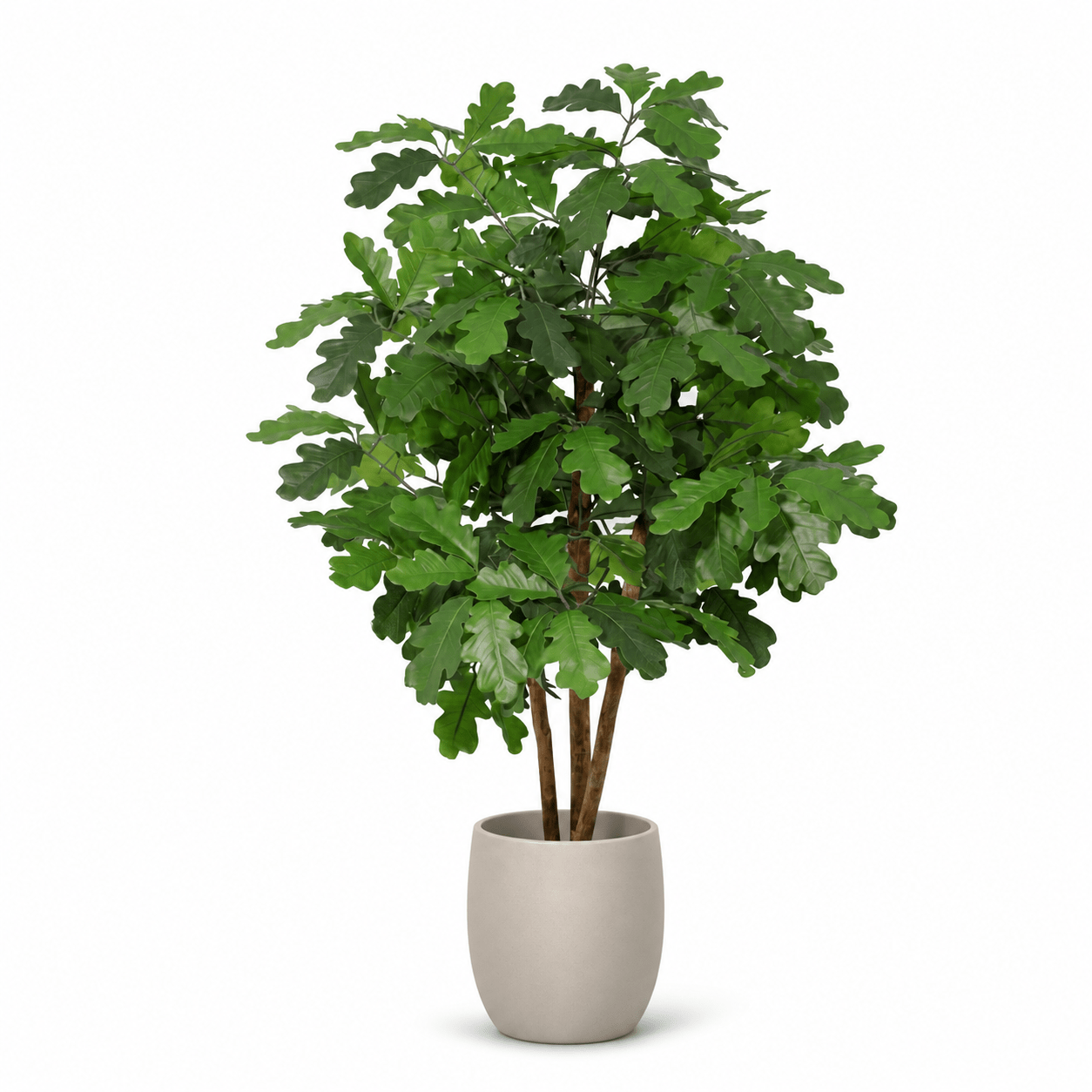 Kunstpflanze Eichenbaum 90 cm grün naturgetreu - DYFLORA