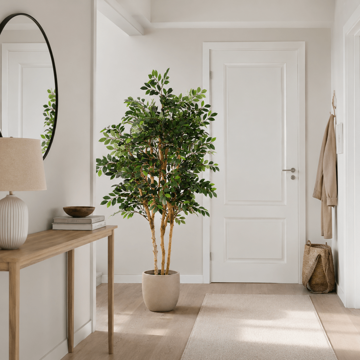 Kunstpflanze Ficus Exotica 150 cm – künstlicher Ficusbaum - DYFLORA