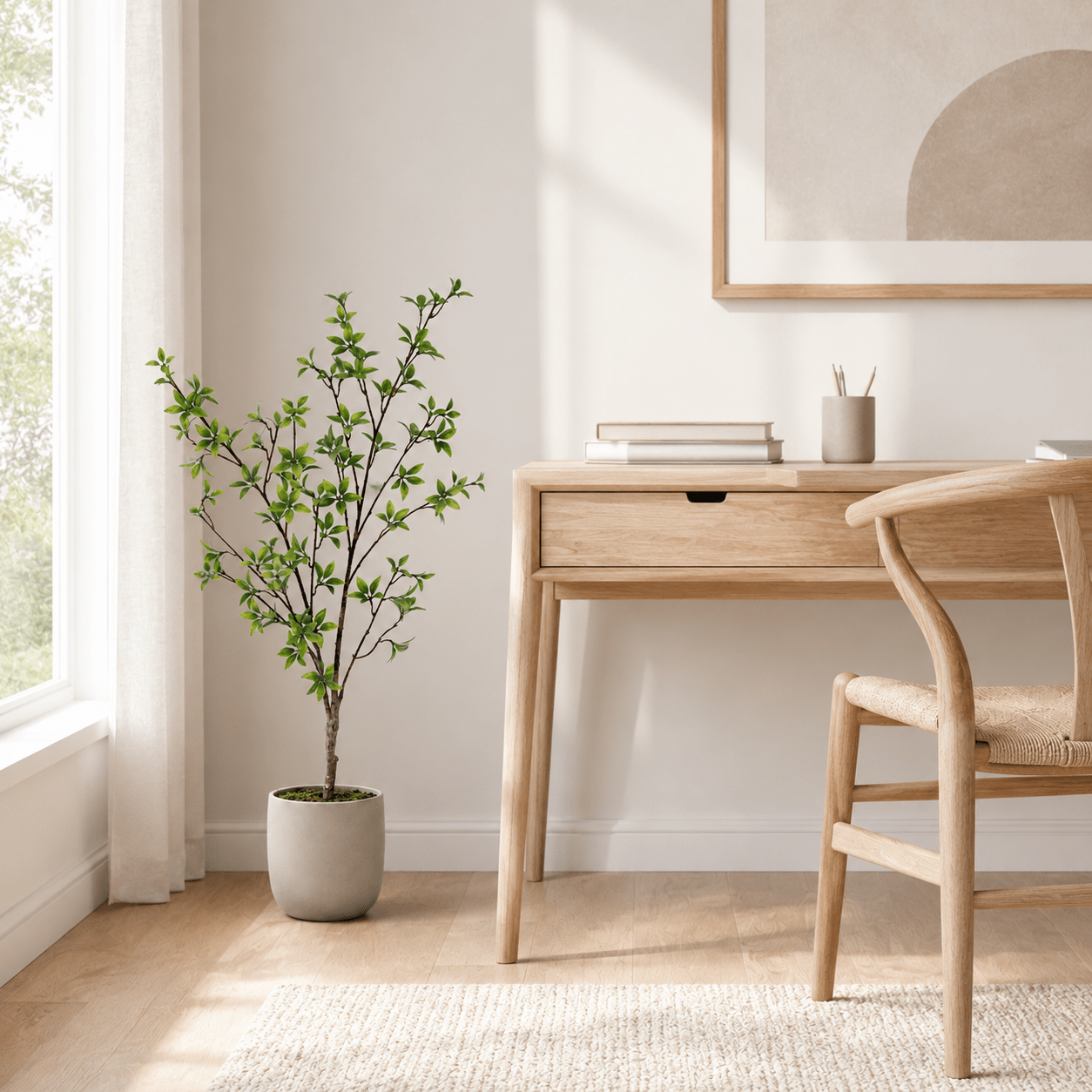 Kunstpflanze Myrte Myrtus 83 cm grün naturgetreu - DYFLORA