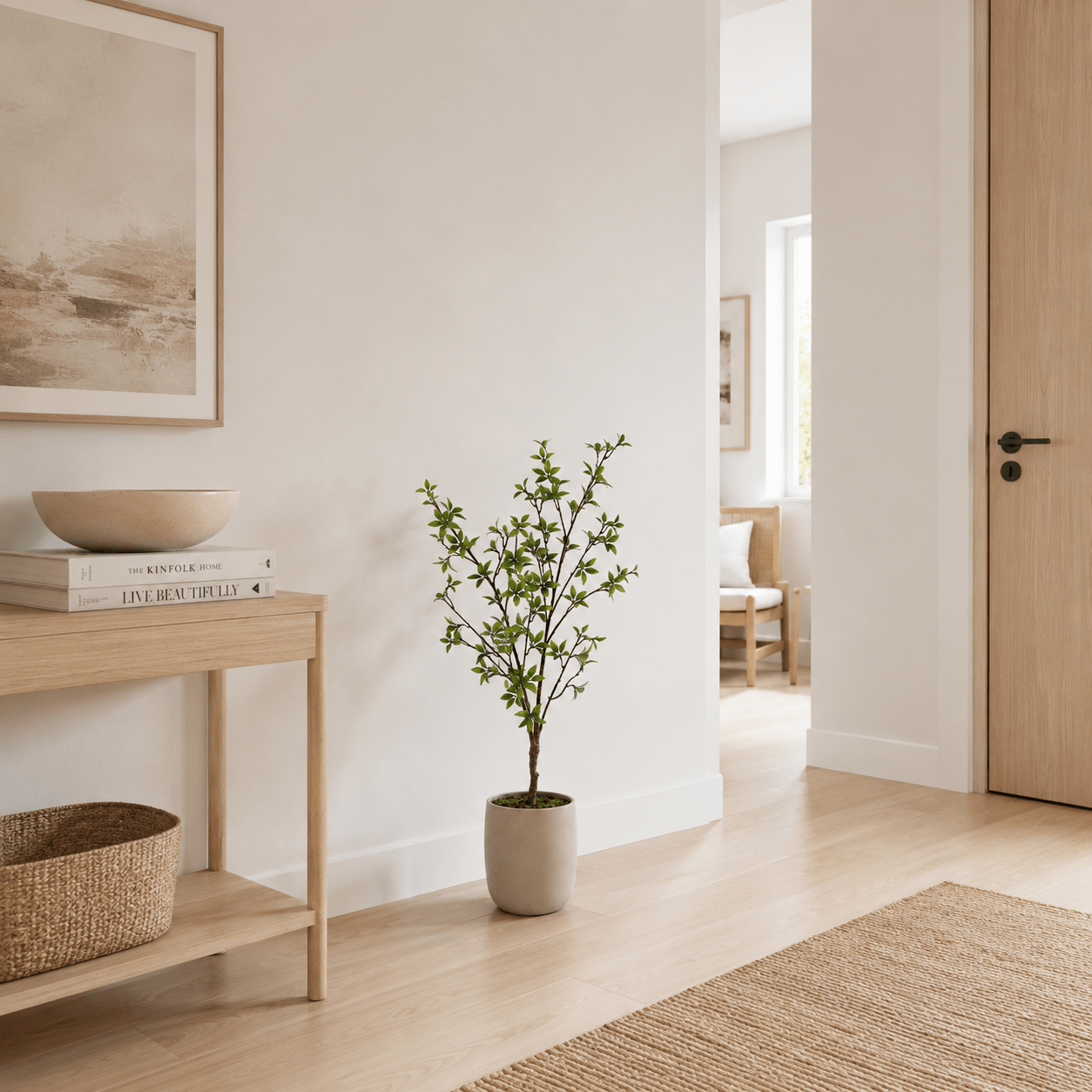 Kunstpflanze Myrte Myrtus 83 cm grün naturgetreu - DYFLORA
