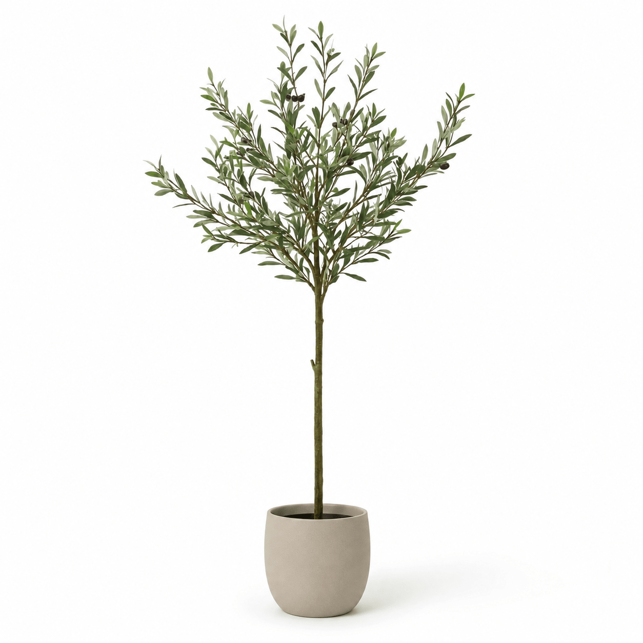 Kunstpflanze Olivenbaum 150 cm mediterran naturgetreu - DYFLORA