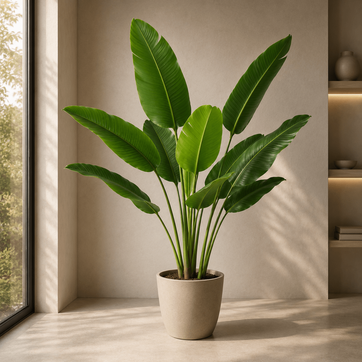 Kunstpflanze Philodendron Jungle King 45 cm – tropischer Blickfang - DYFLORA