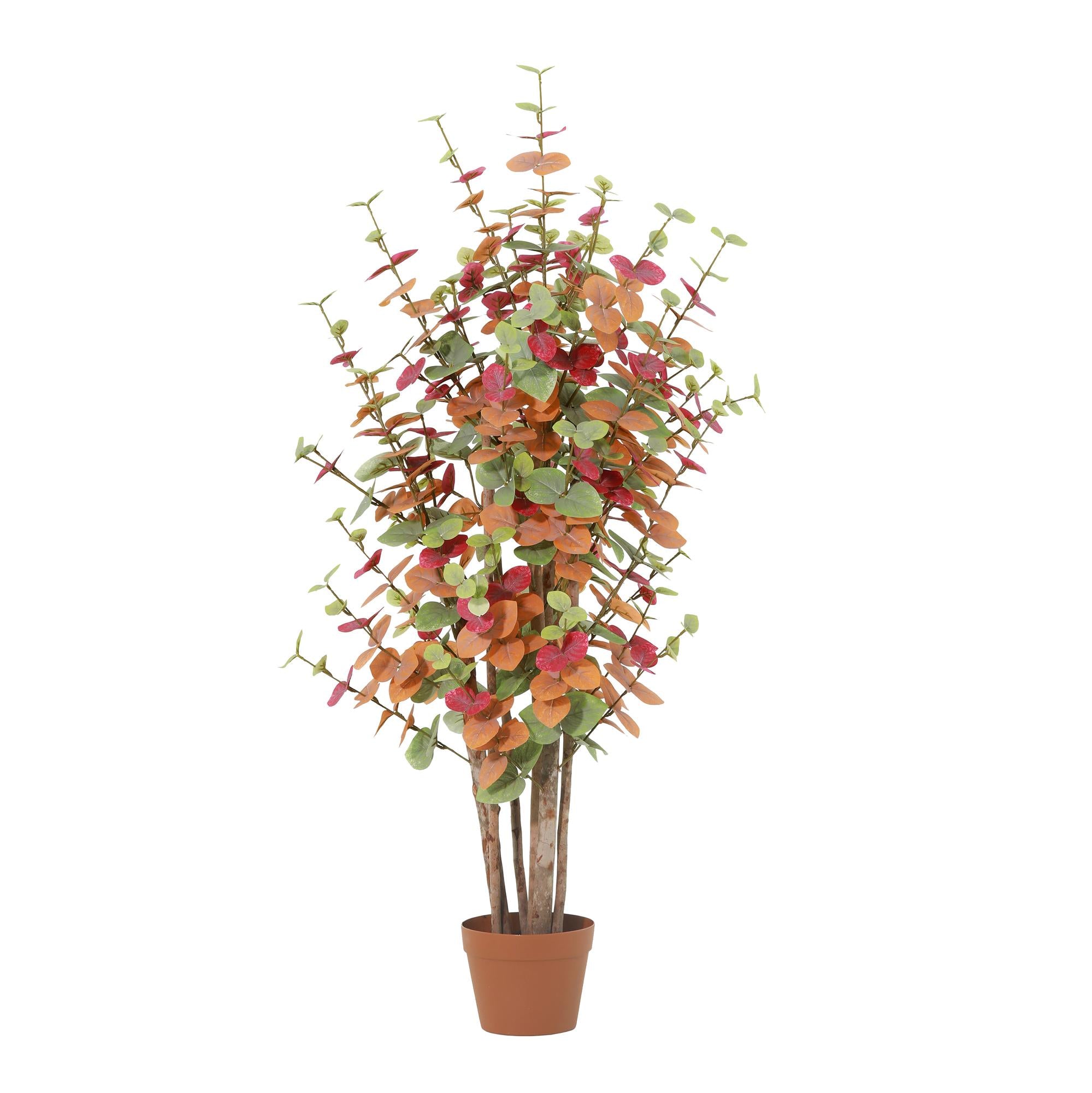 Kunstpflanze Eukalyptus 120 cm bunt