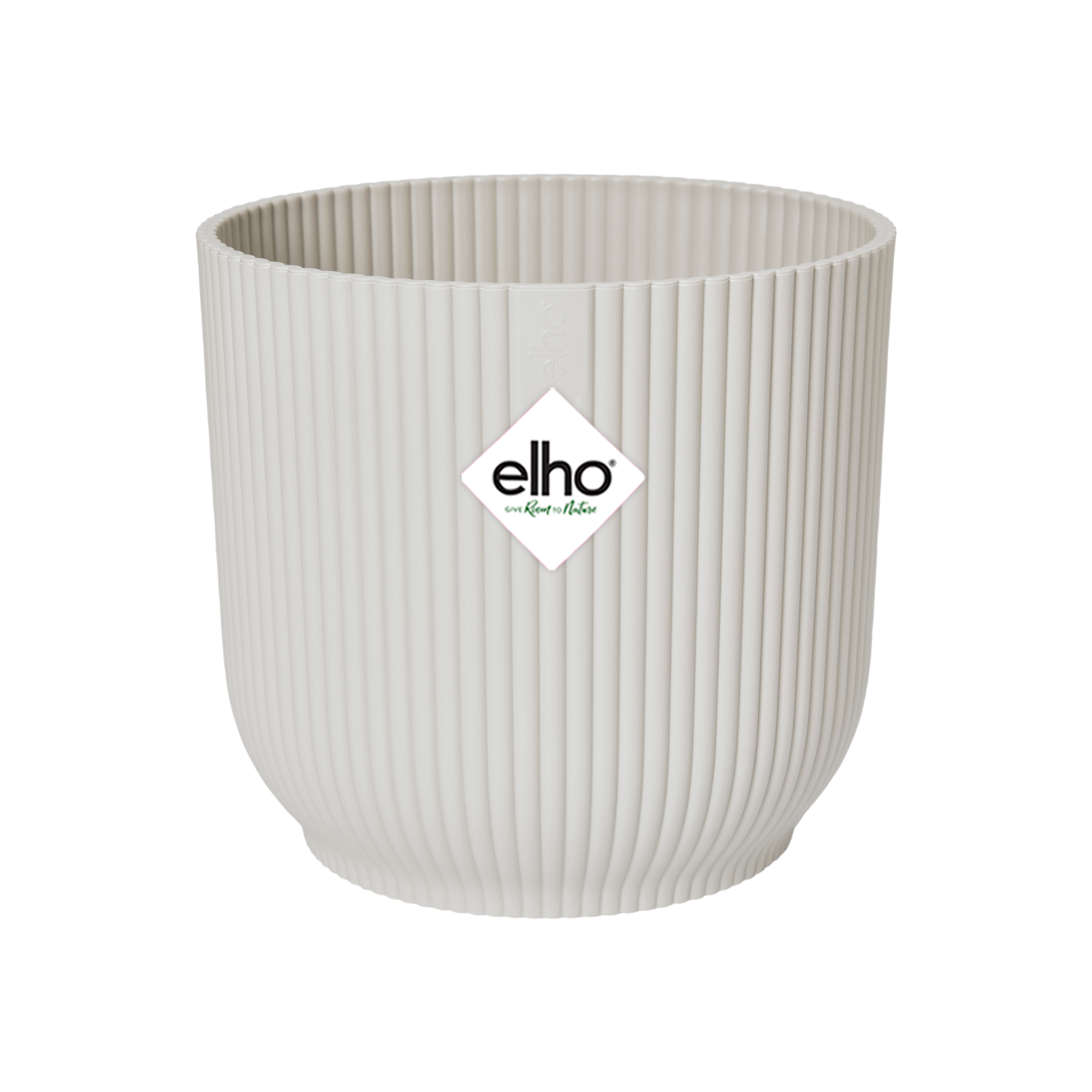 Elho Vibes Fold Round Blumentopf weiß