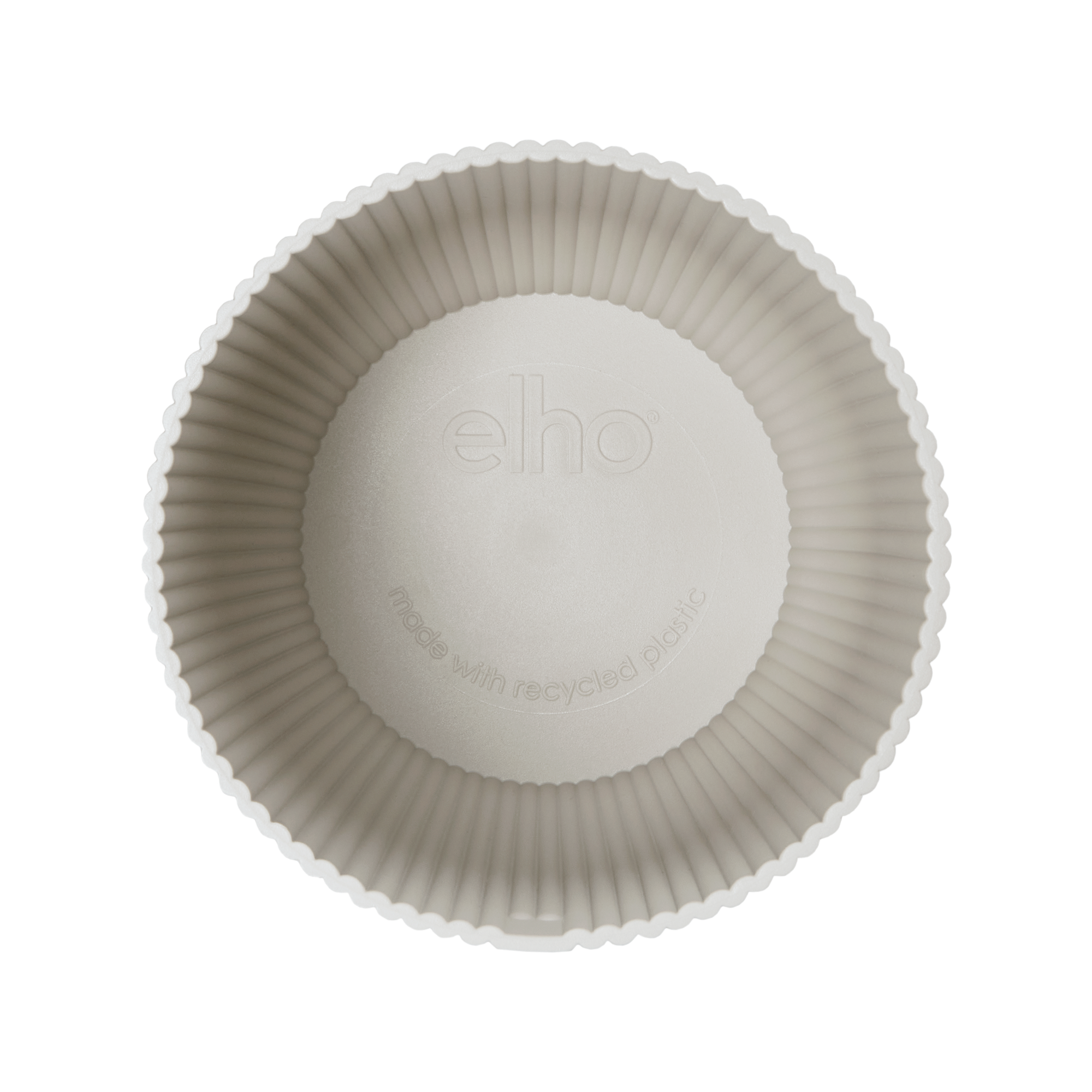 Elho Vibes Fold Round Blumentopf weiß