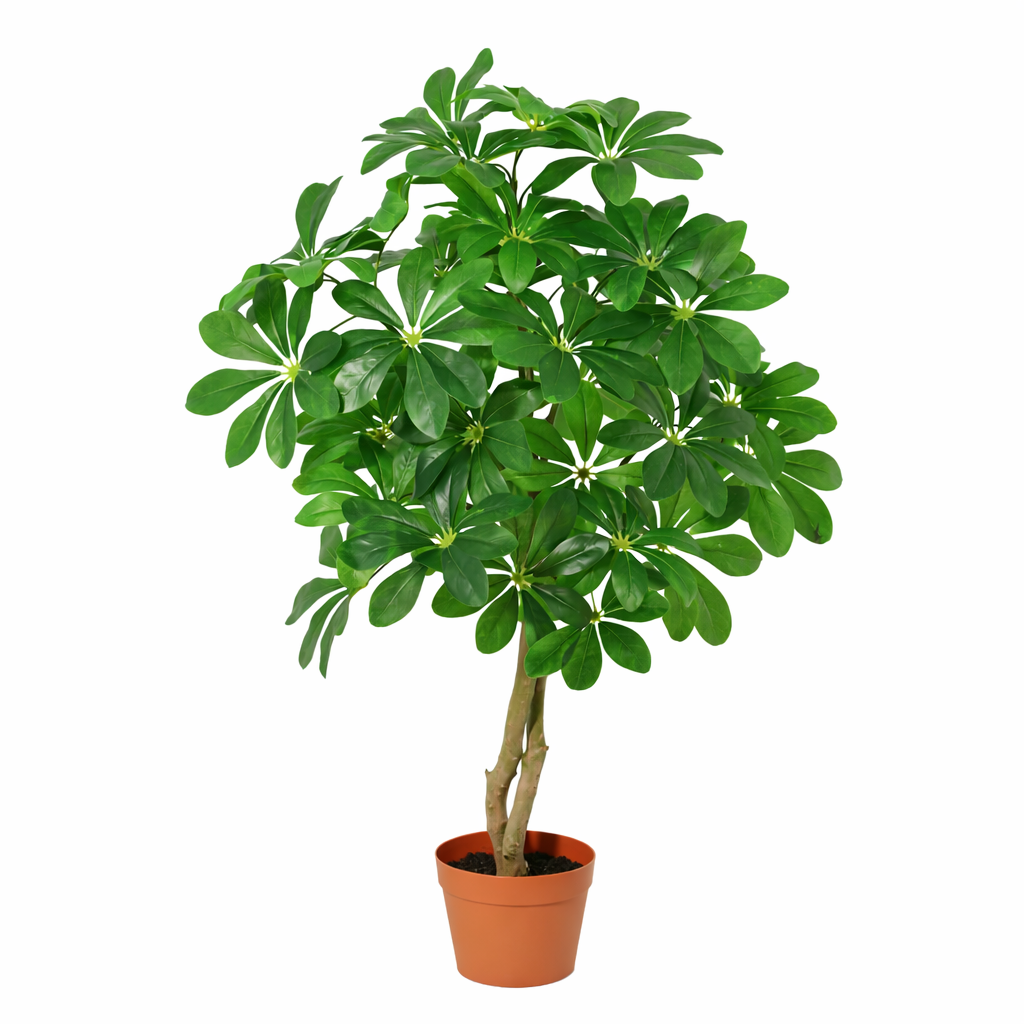 Kunstpflanze Strahlenaralie Schefflera Arboricola 120 cm