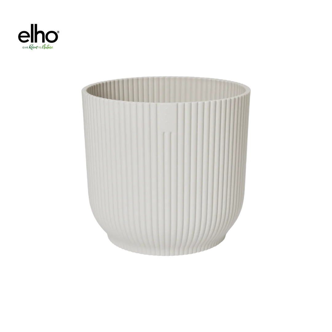 Elho Vibes Fold Round Blumentopf weiß